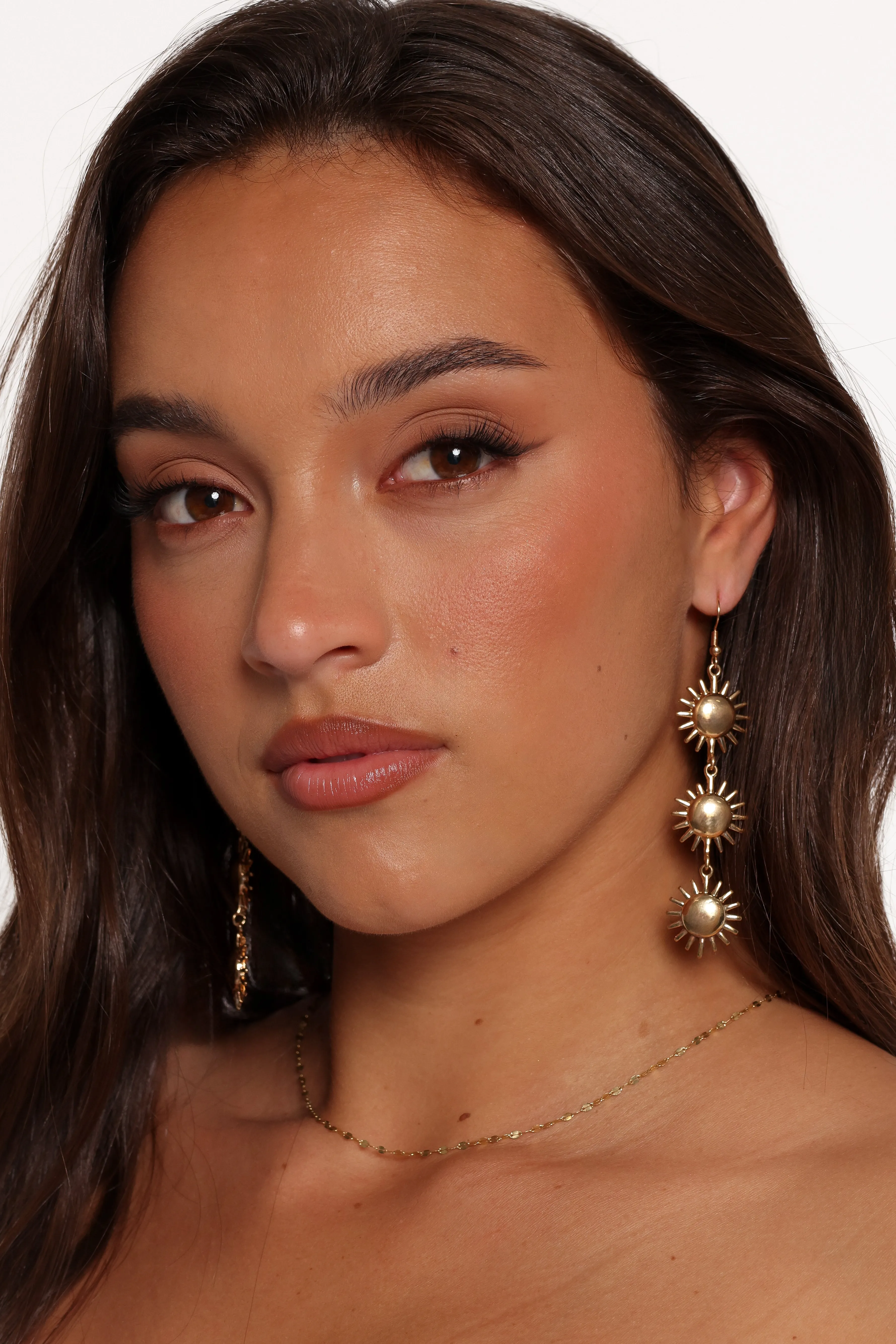 Petal & Pup Alara Sun Earrings - Gold Best Sale