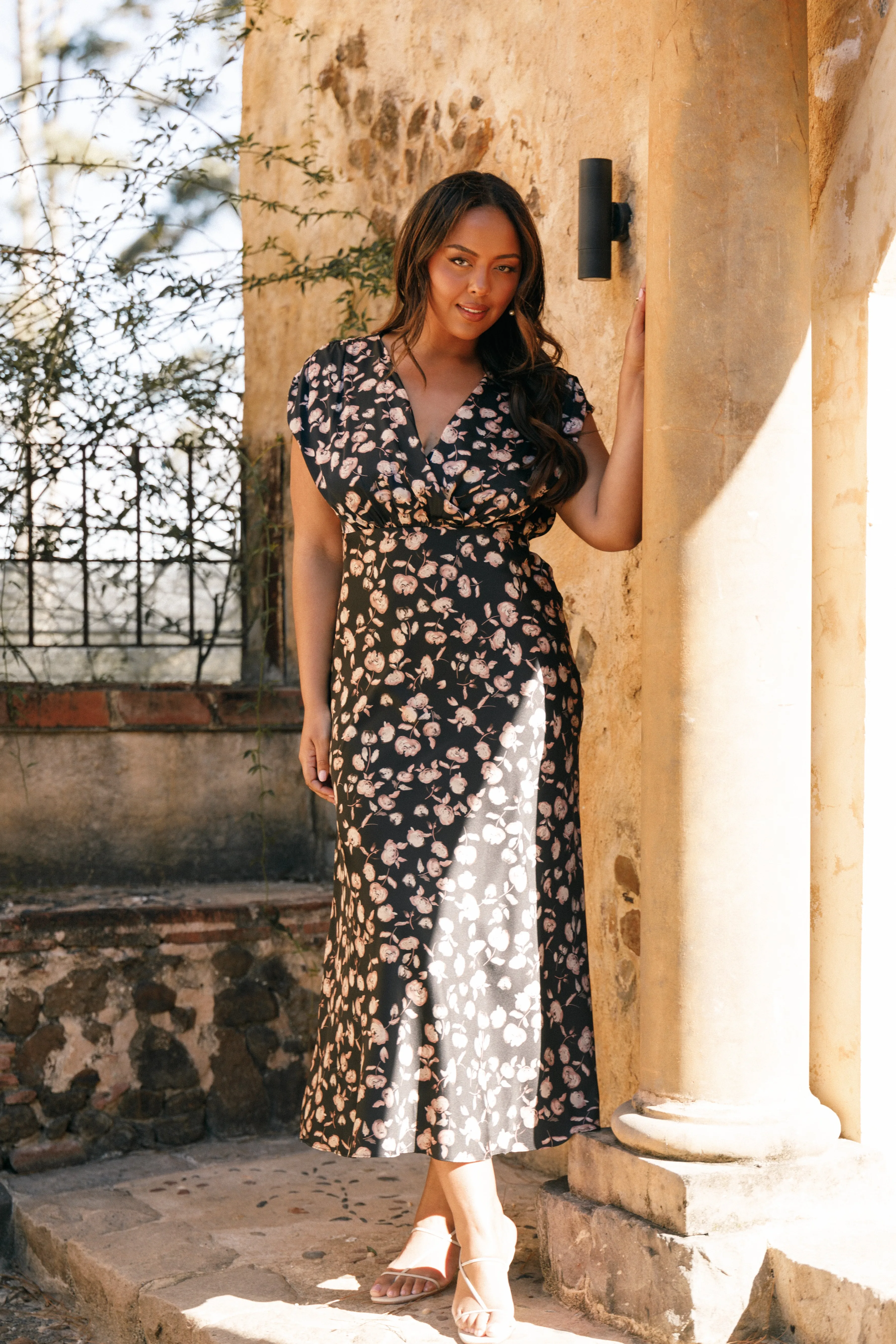 Petal & Pup Amarlee Maxi Dress - Black Floral BlackFloral Shop