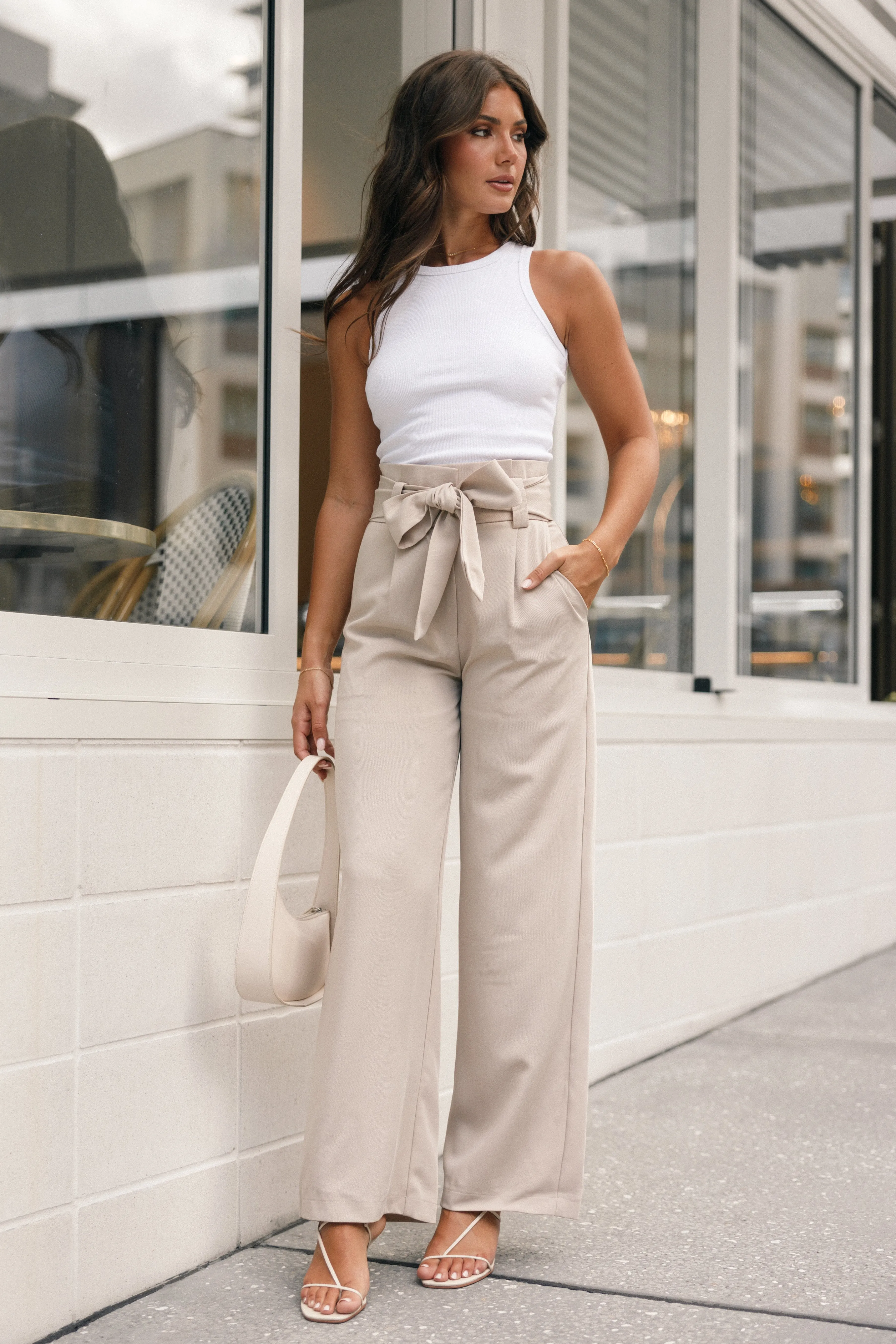 Petal & Pup Ari Ribbed Tank Top - White Best