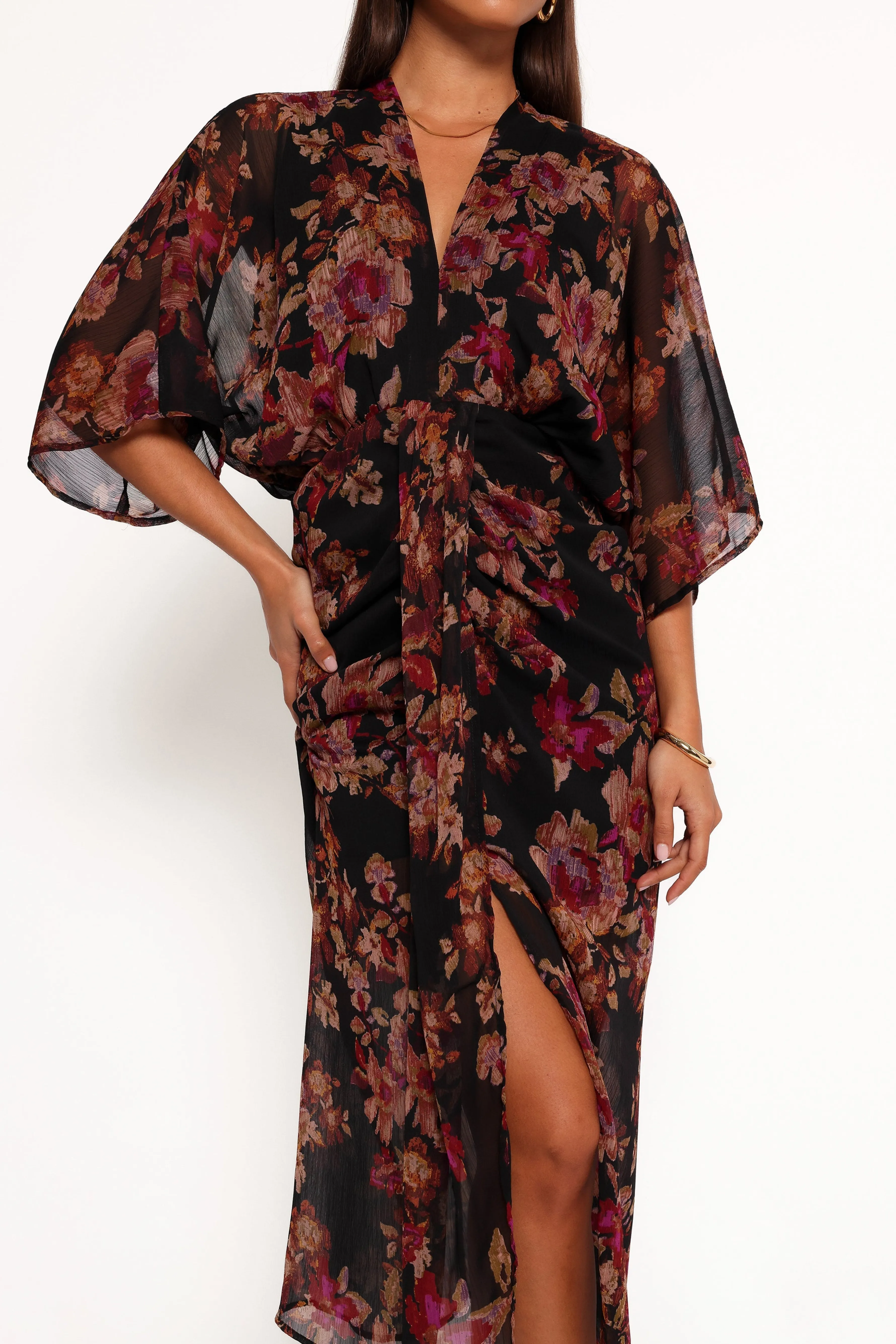 Petal & Pup Audrina Maxi Dress - Deep Night Floral DeepNightFloral Clearance