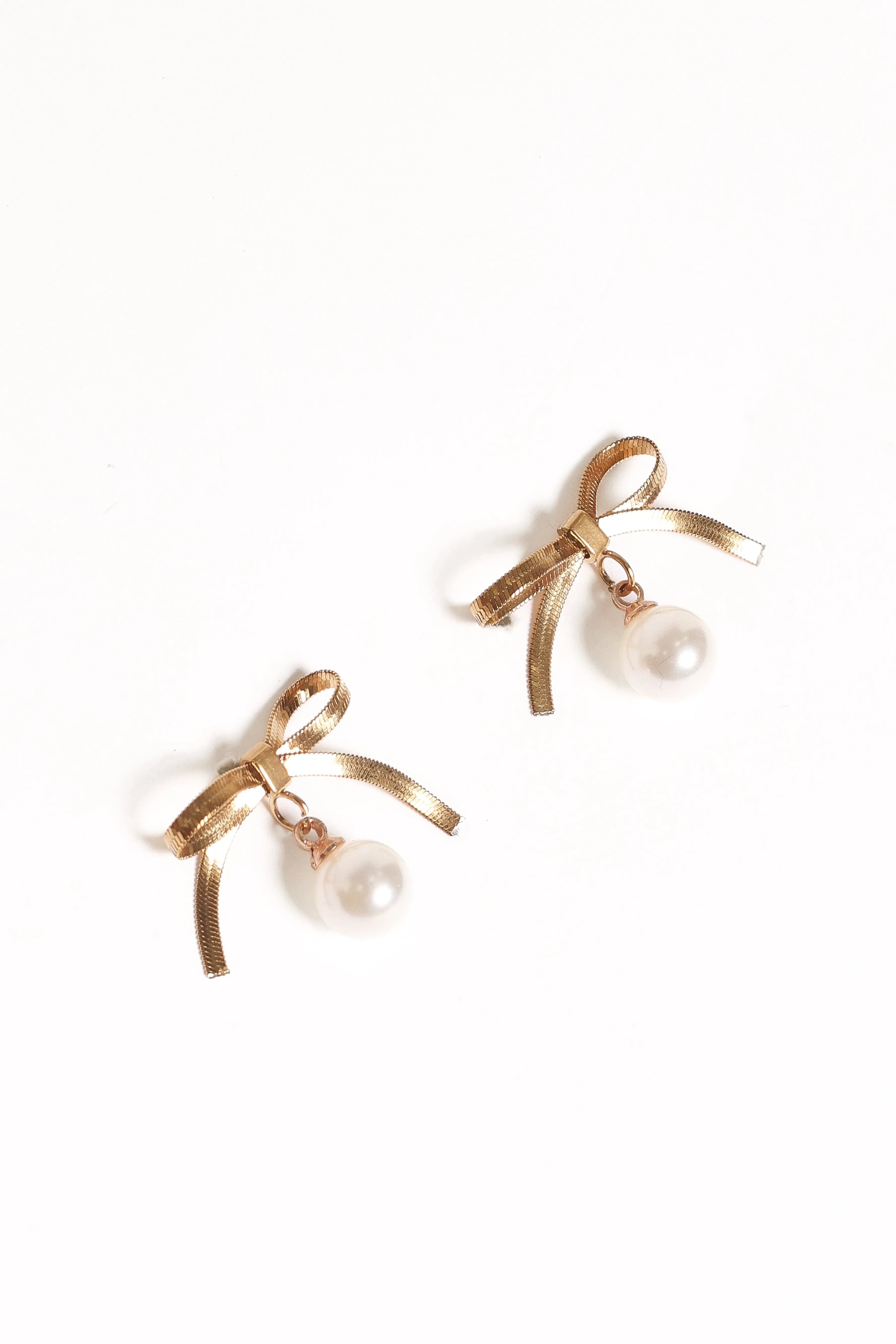 Petal & Pup Aurora Bow Earrings - Gold Cheap