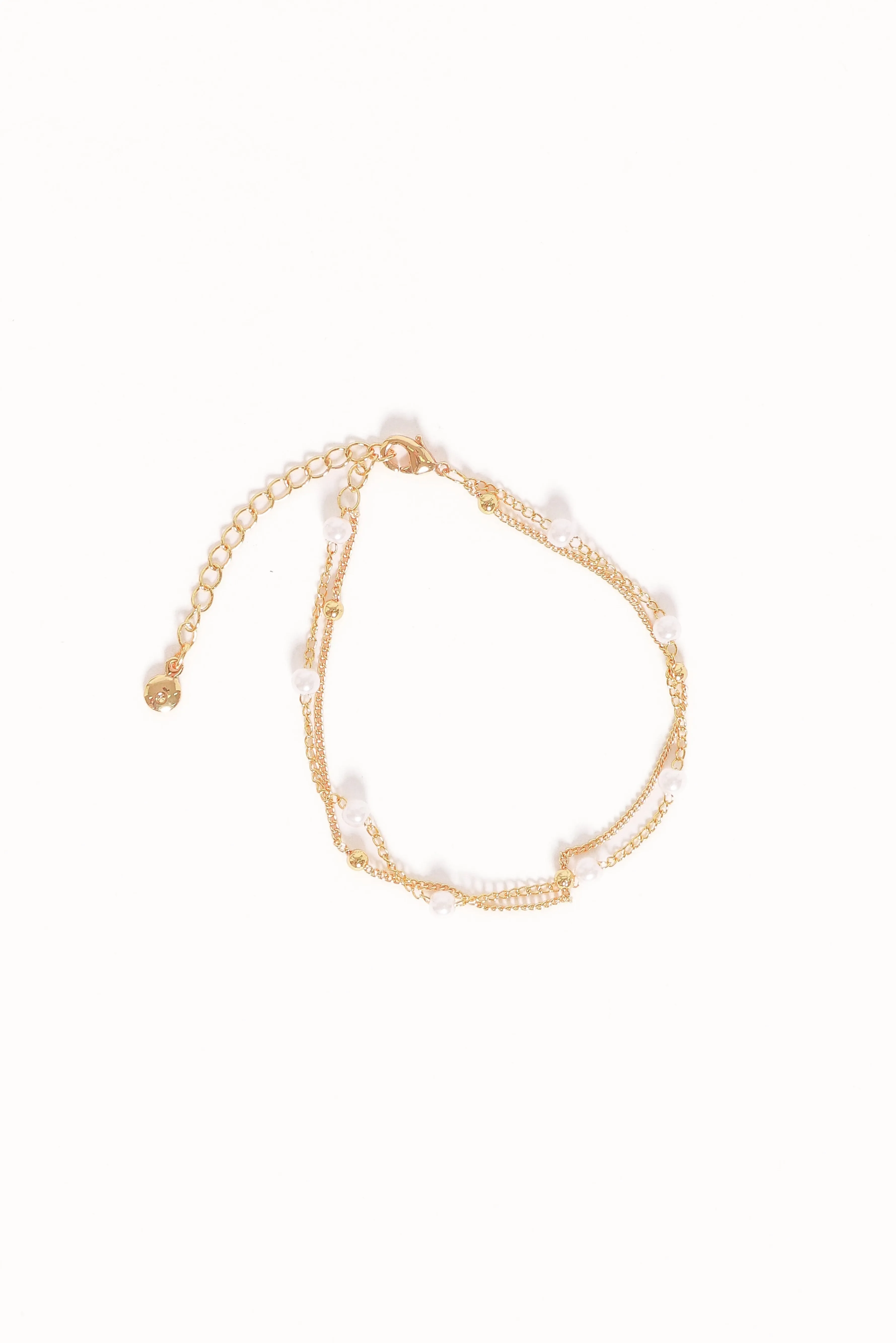 Petal & Pup Bambi Pearl Bracelet - Gold Outlet