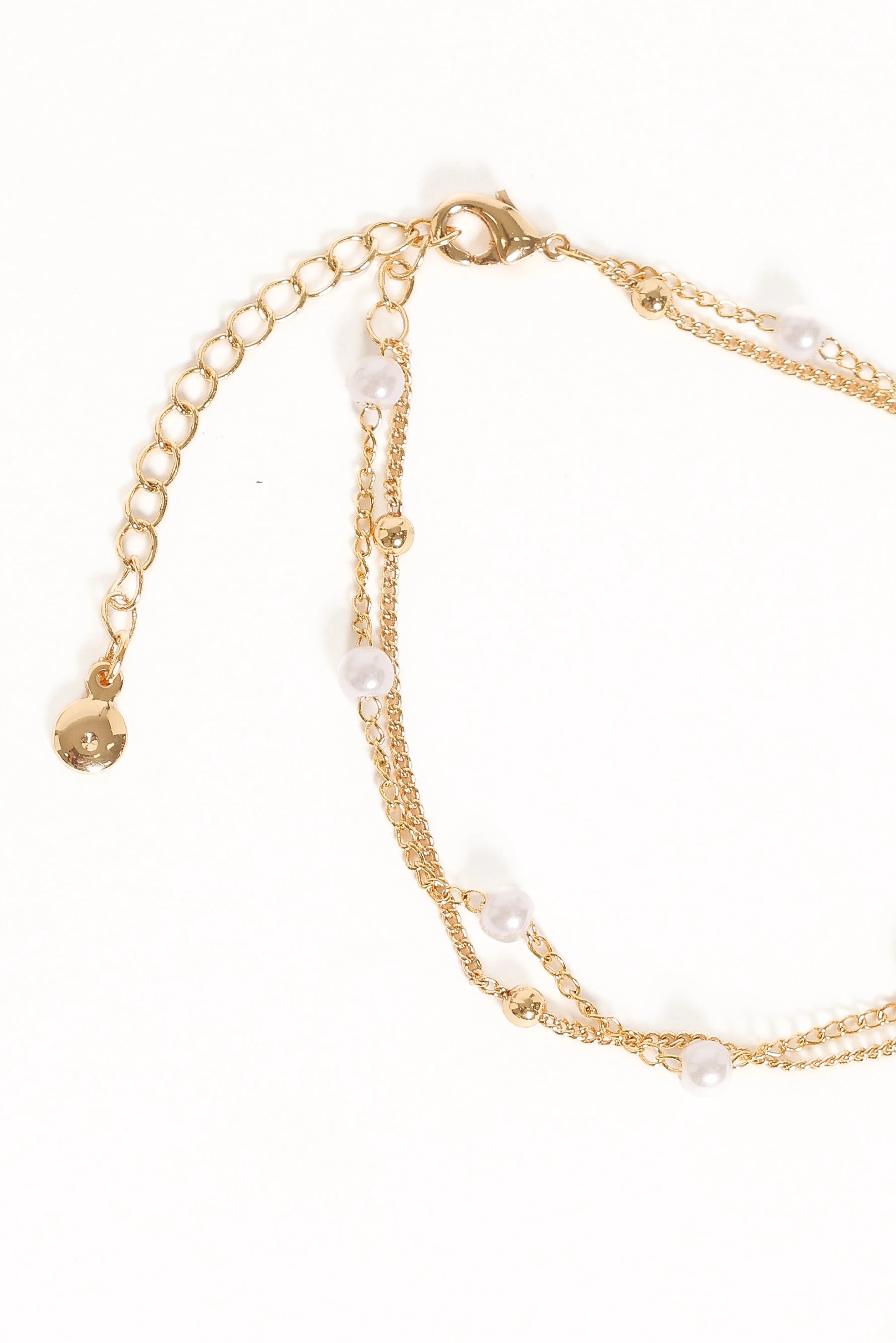 Petal & Pup Bambi Pearl Bracelet - Gold Outlet