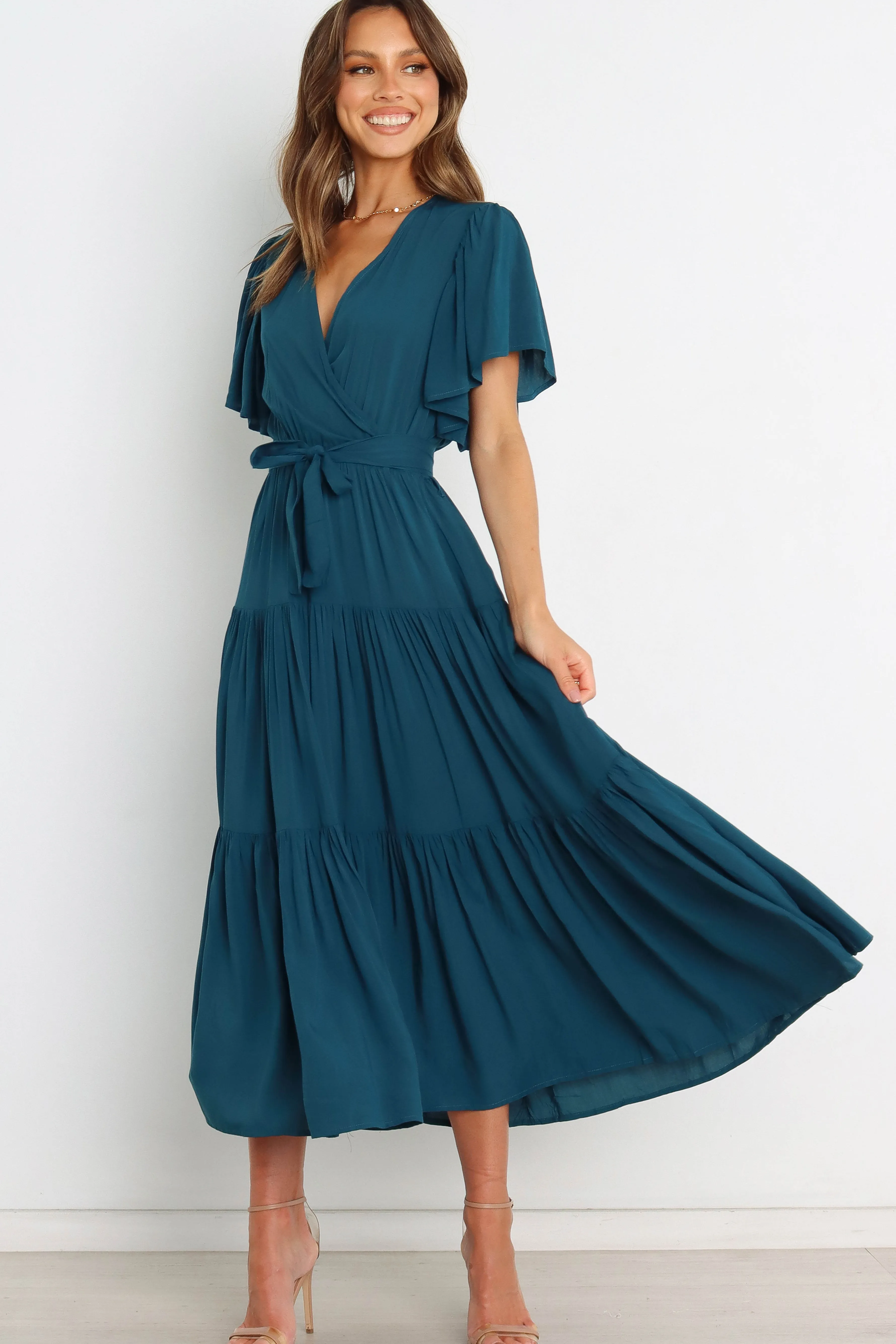 Petal & Pup Barker Dress - Teal Best