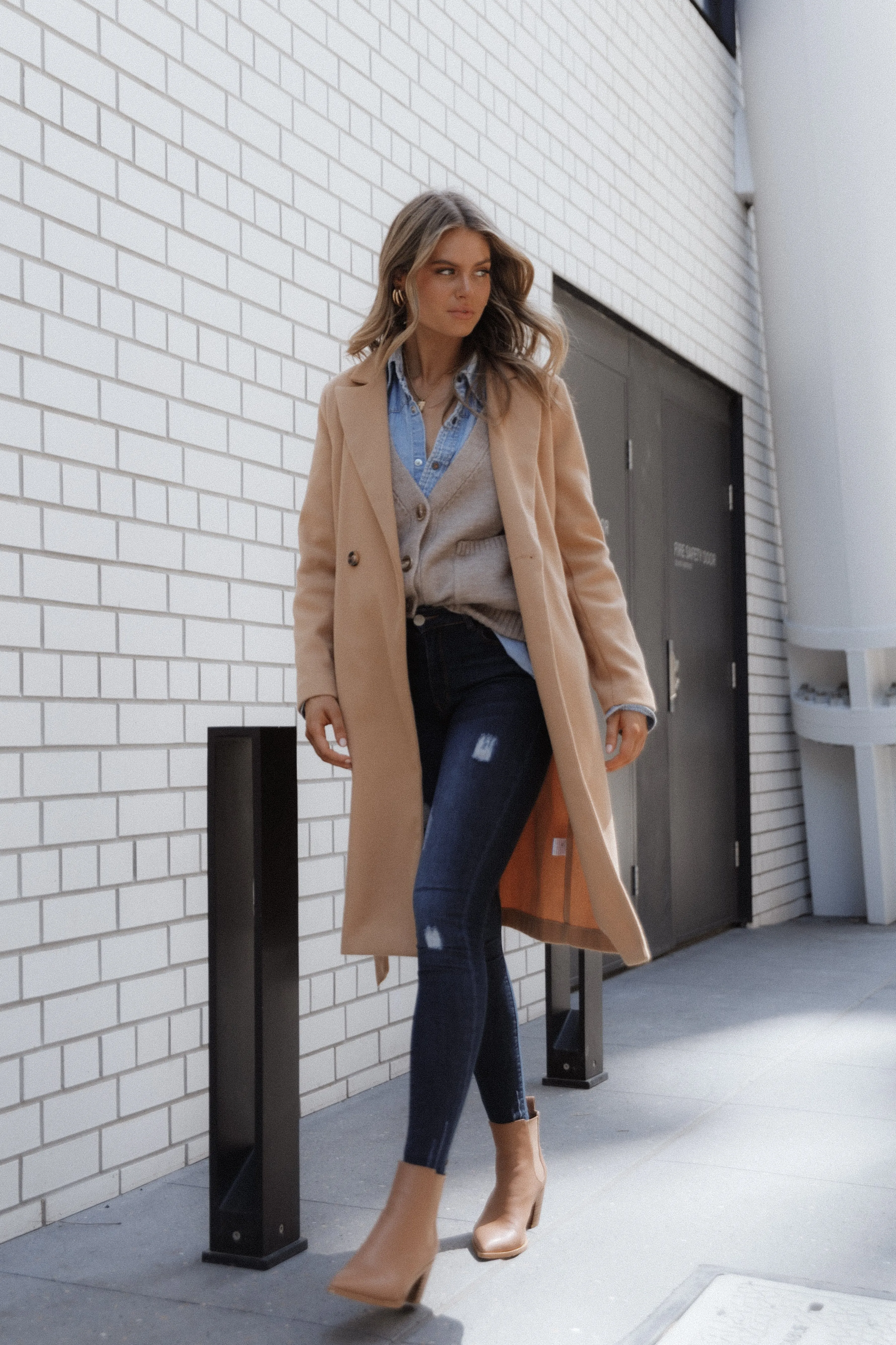 Petal & Pup Camberwell Coat - Tan Fashion