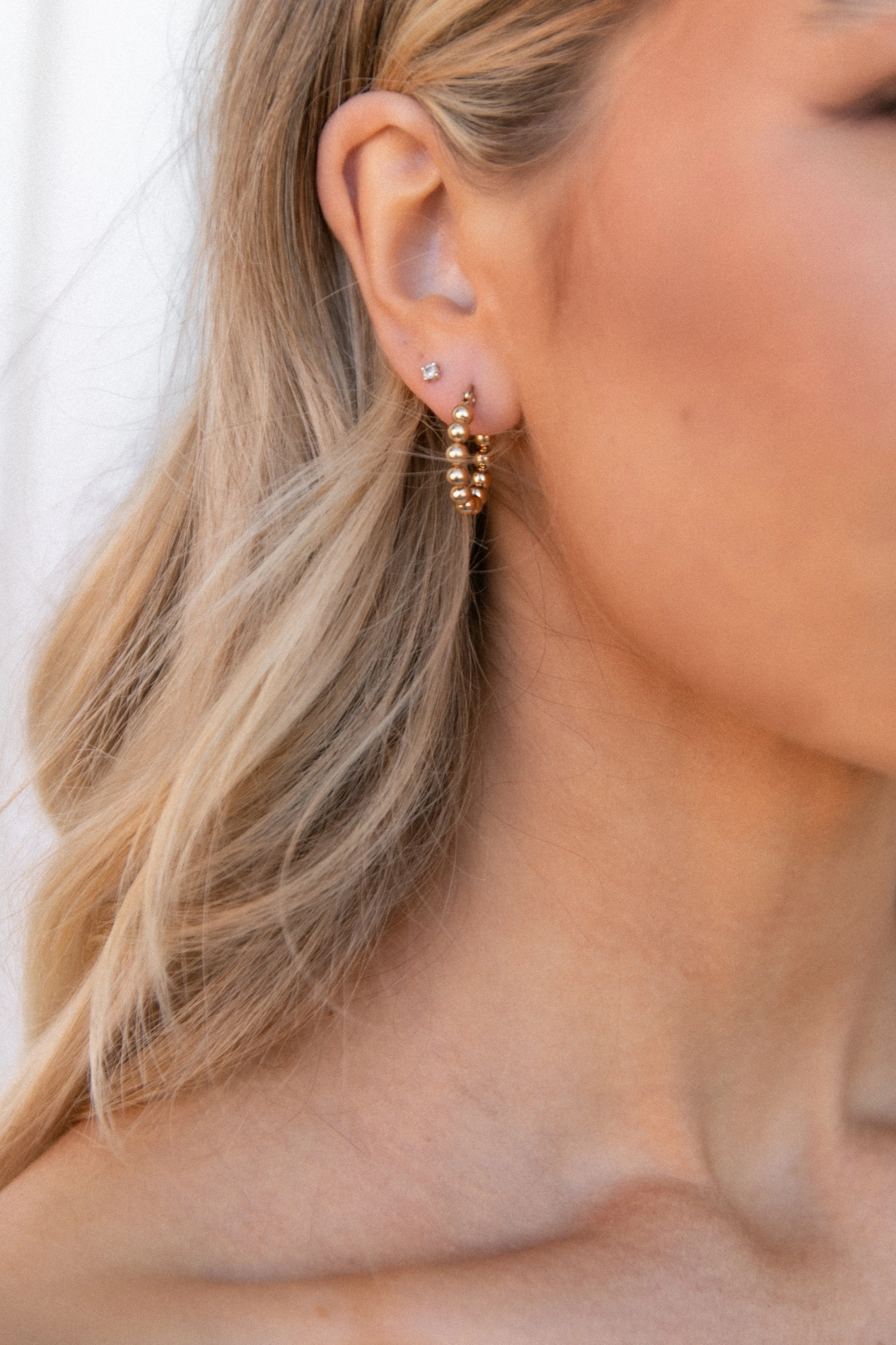 Petal & Pup Chloe Hoop Earrings - Gold Discount