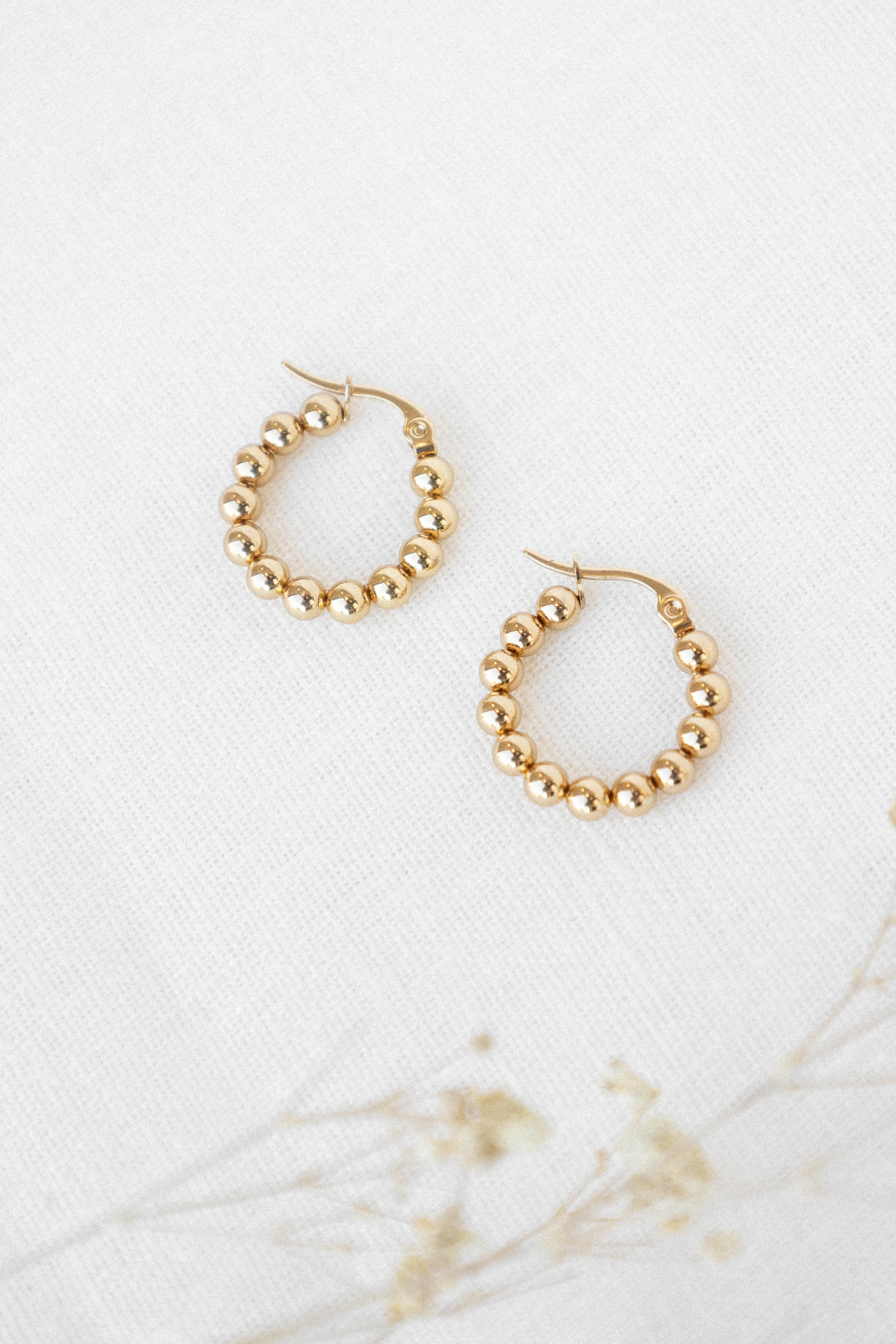 Petal & Pup Chloe Hoop Earrings - Gold Discount