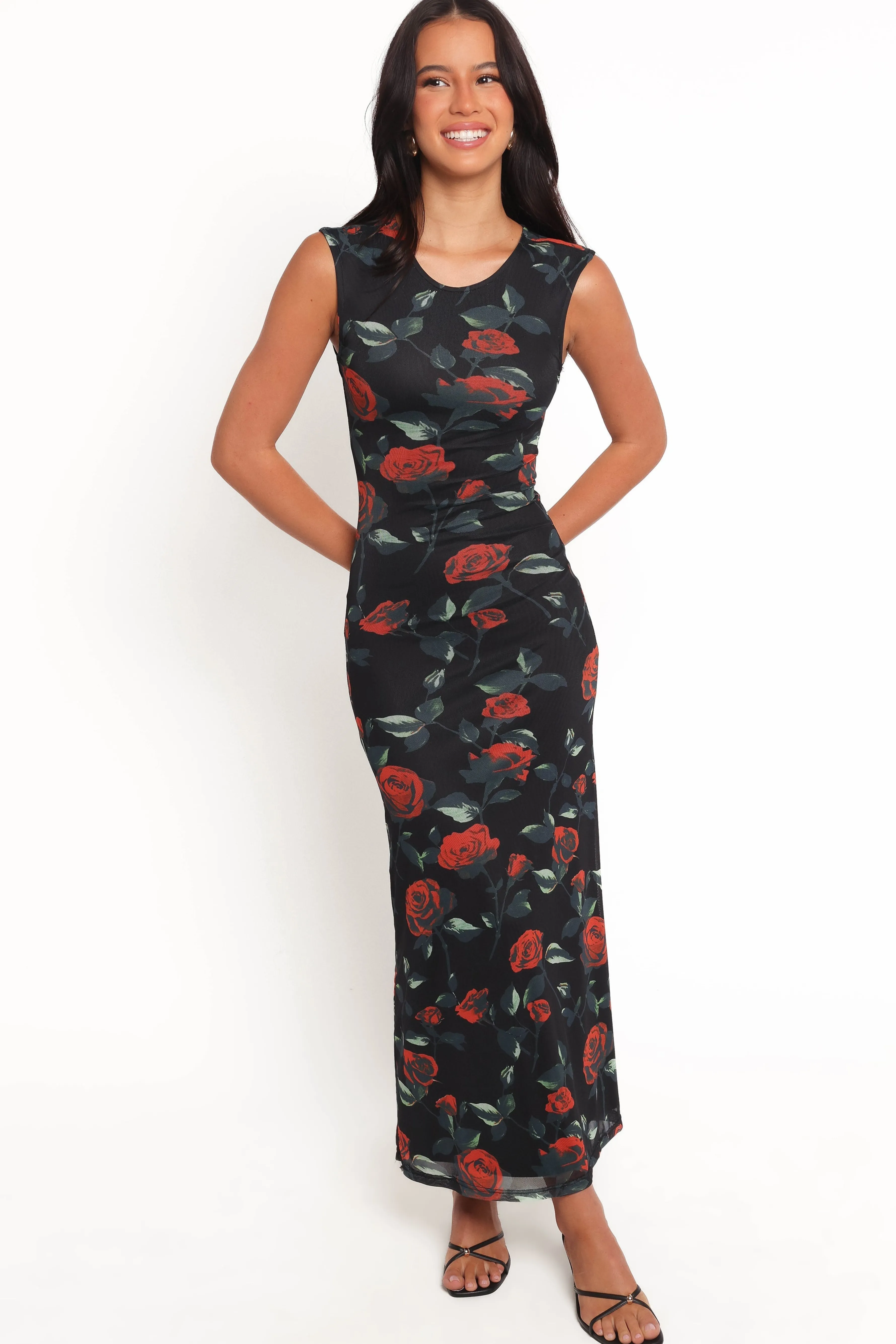 Petal & Pup Drea Maxi Dress - Rose Print RosePrint Shop