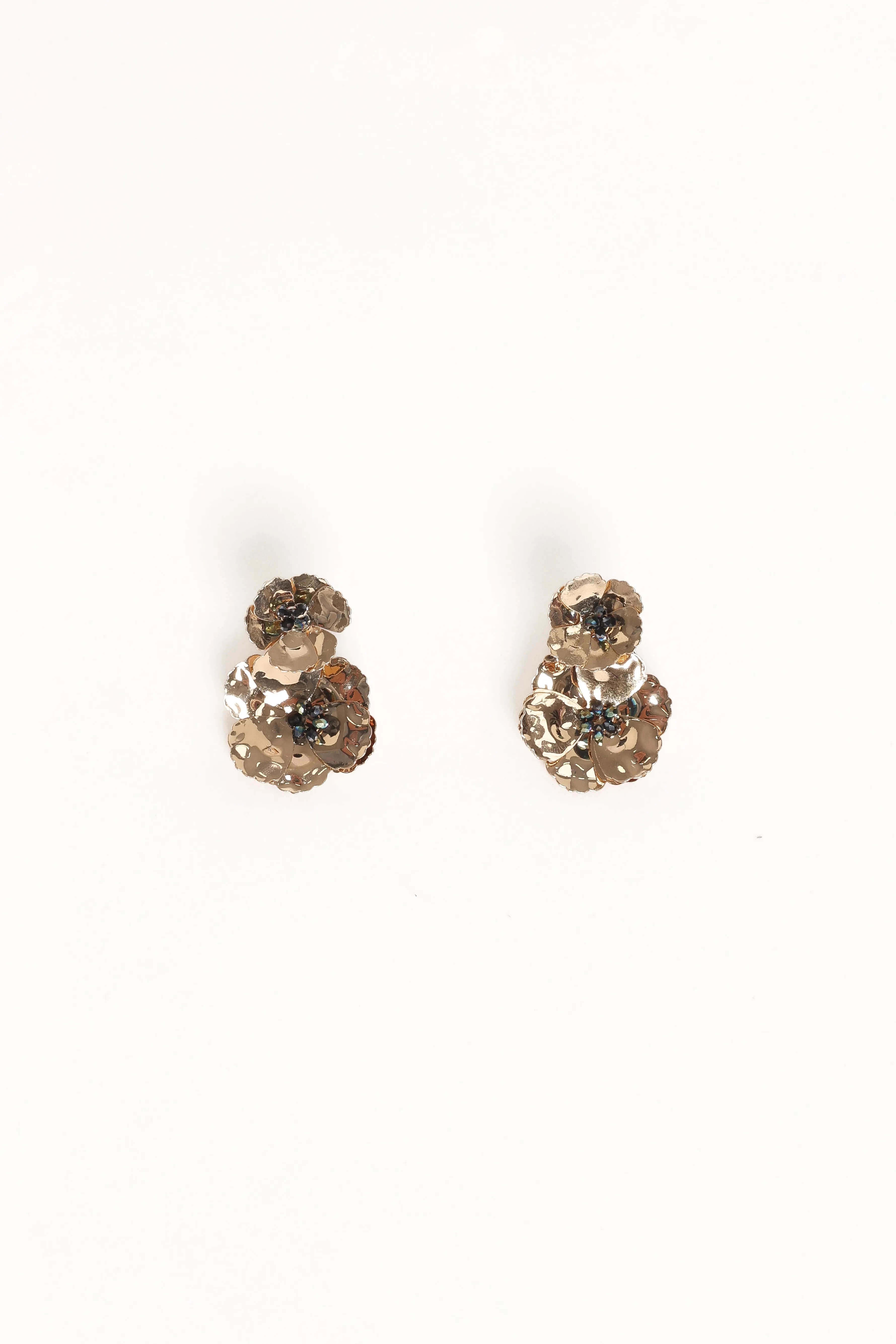 Petal & Pup Evelina Flower Earrings - Gold Sale