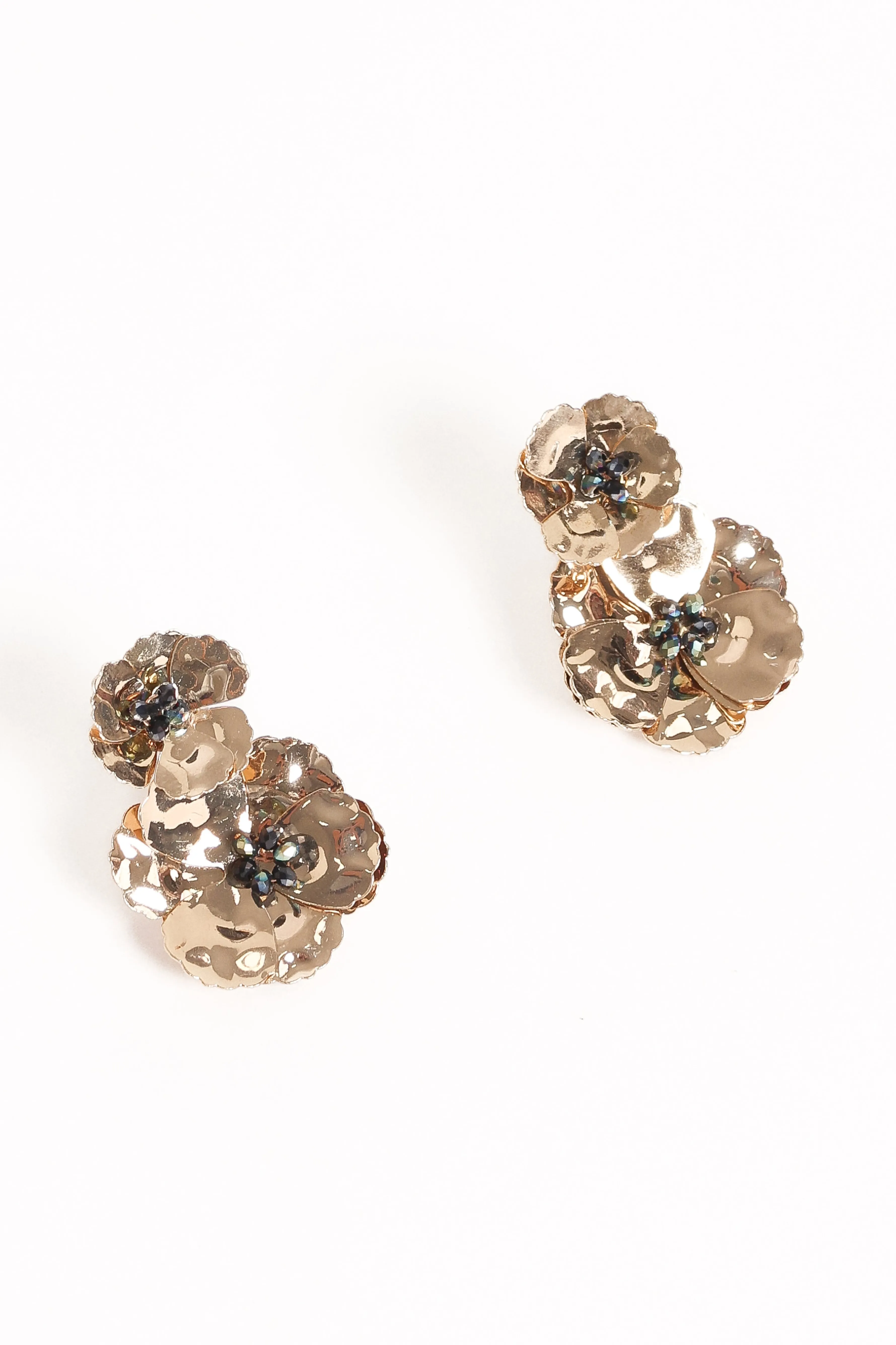 Petal & Pup Evelina Flower Earrings - Gold Sale