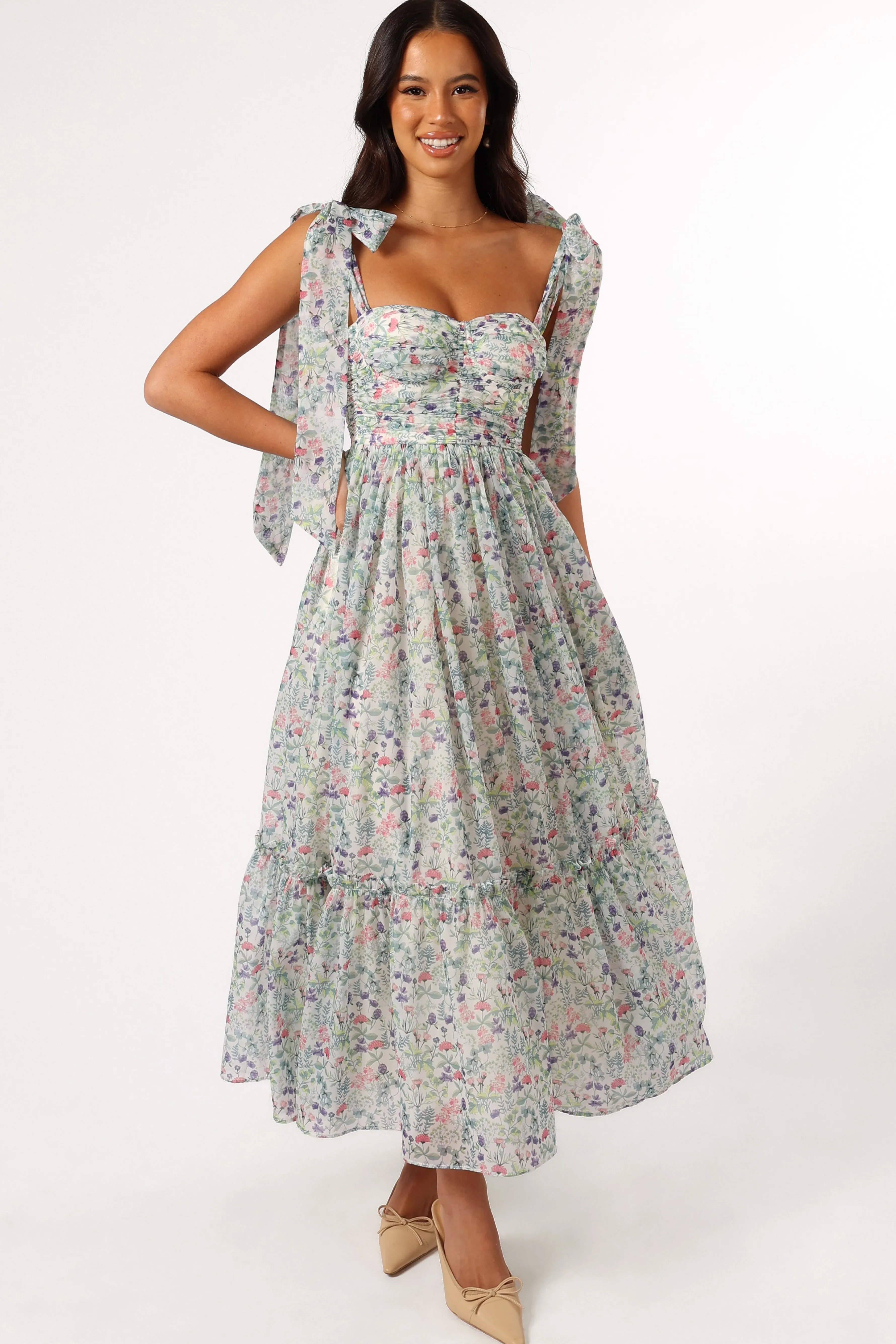 Petal & Pup Floret Midi Dress - Multi Cheap