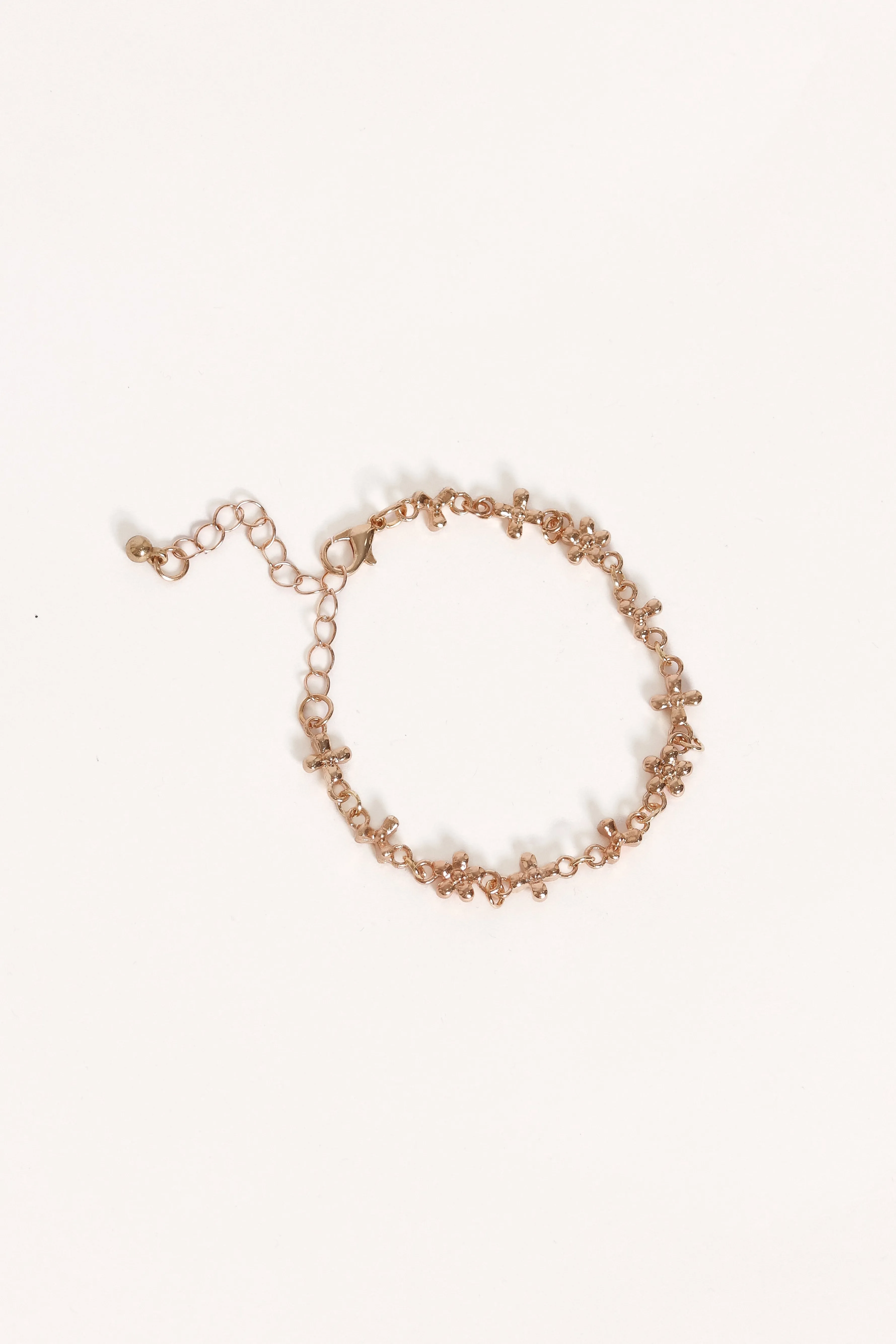 Petal & Pup Hannah Flower Bracelet - Gold Store