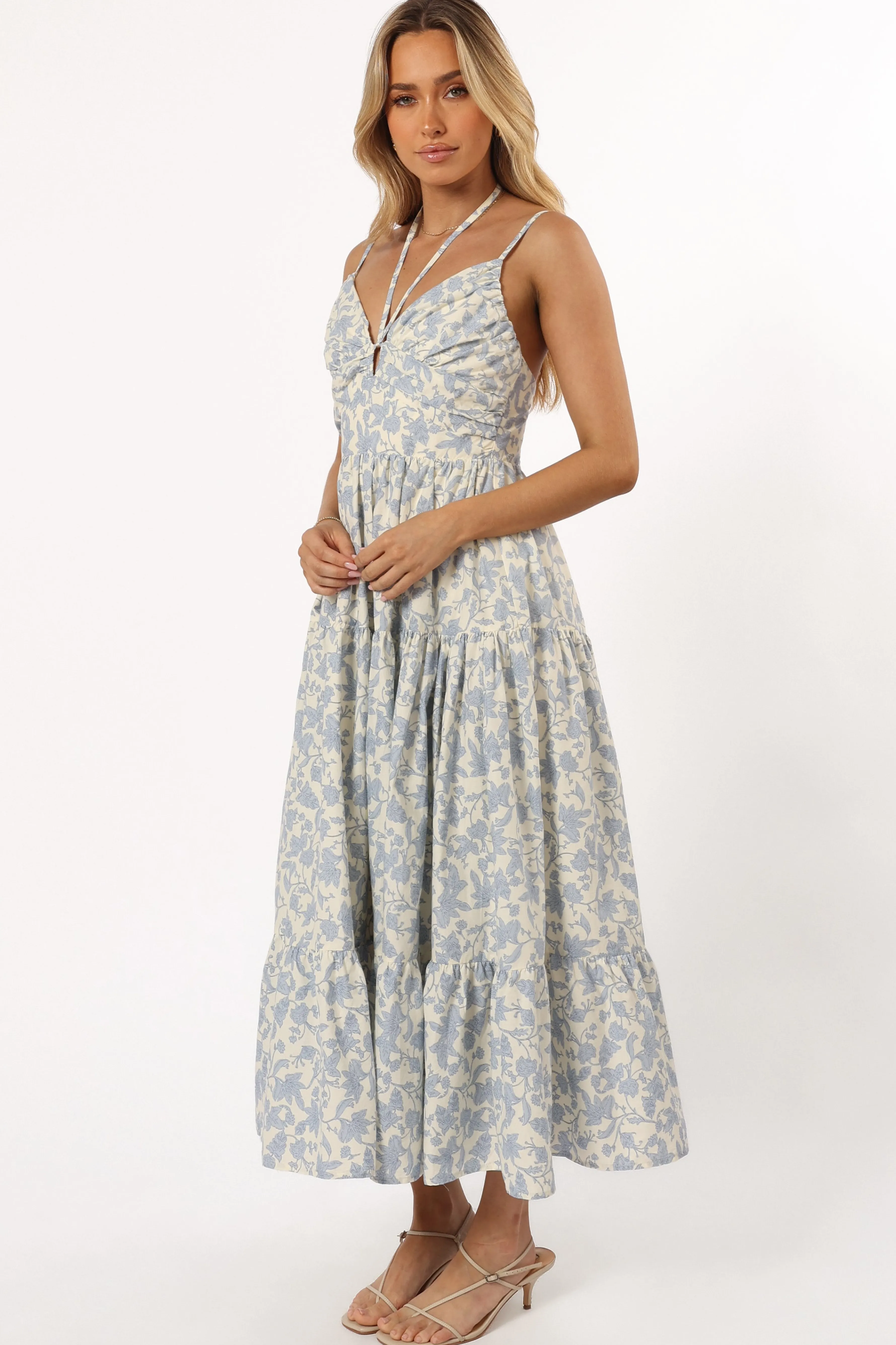 Petal & Pup Indy Midi Dress - Blue Outlet