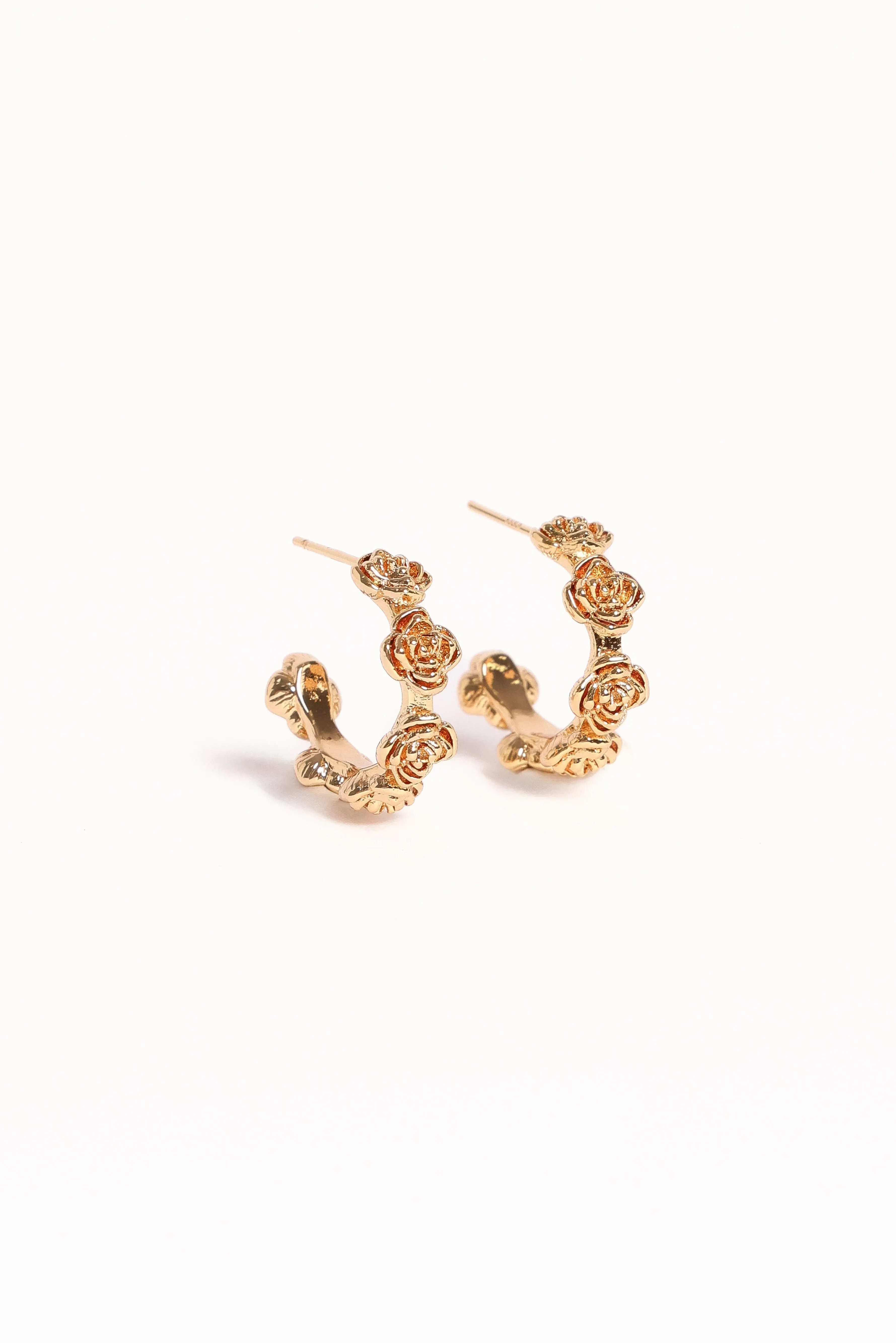 Petal & Pup Jennie Flower Earrings - Gold Shop