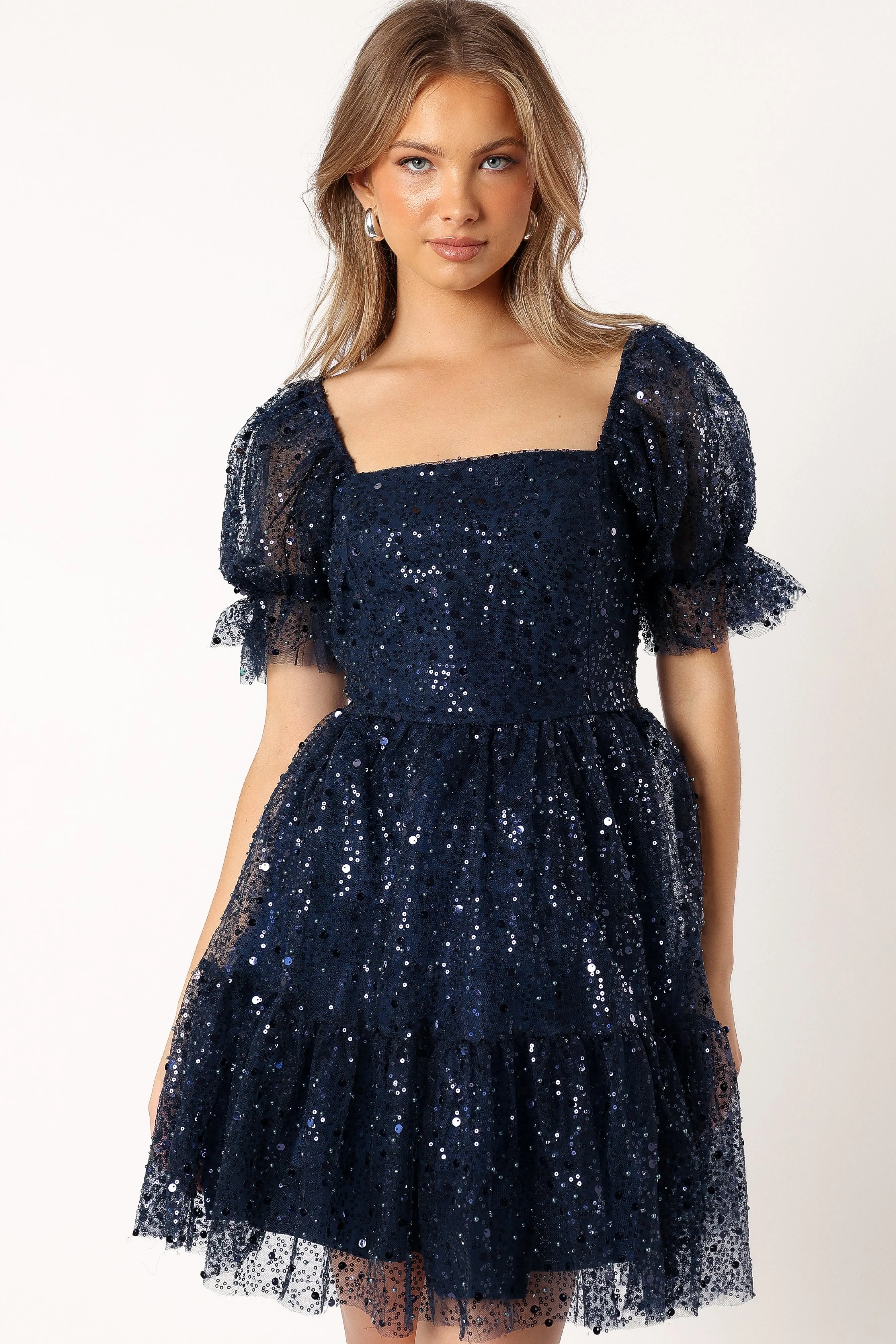 Petal & Pup Karina Mini Dress - Navy Store