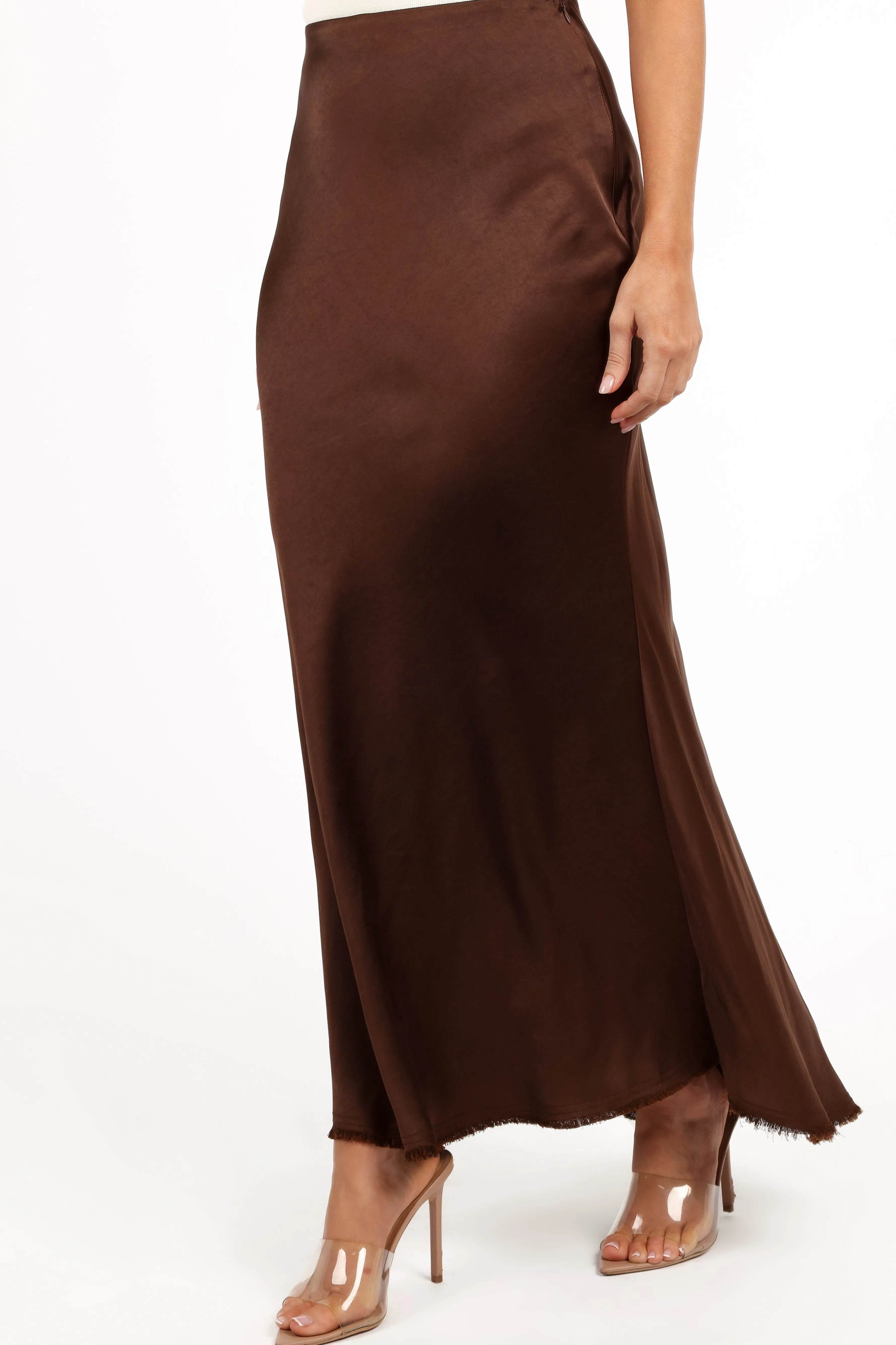 Petal & Pup Kora Midi Skirt - Brown Sale