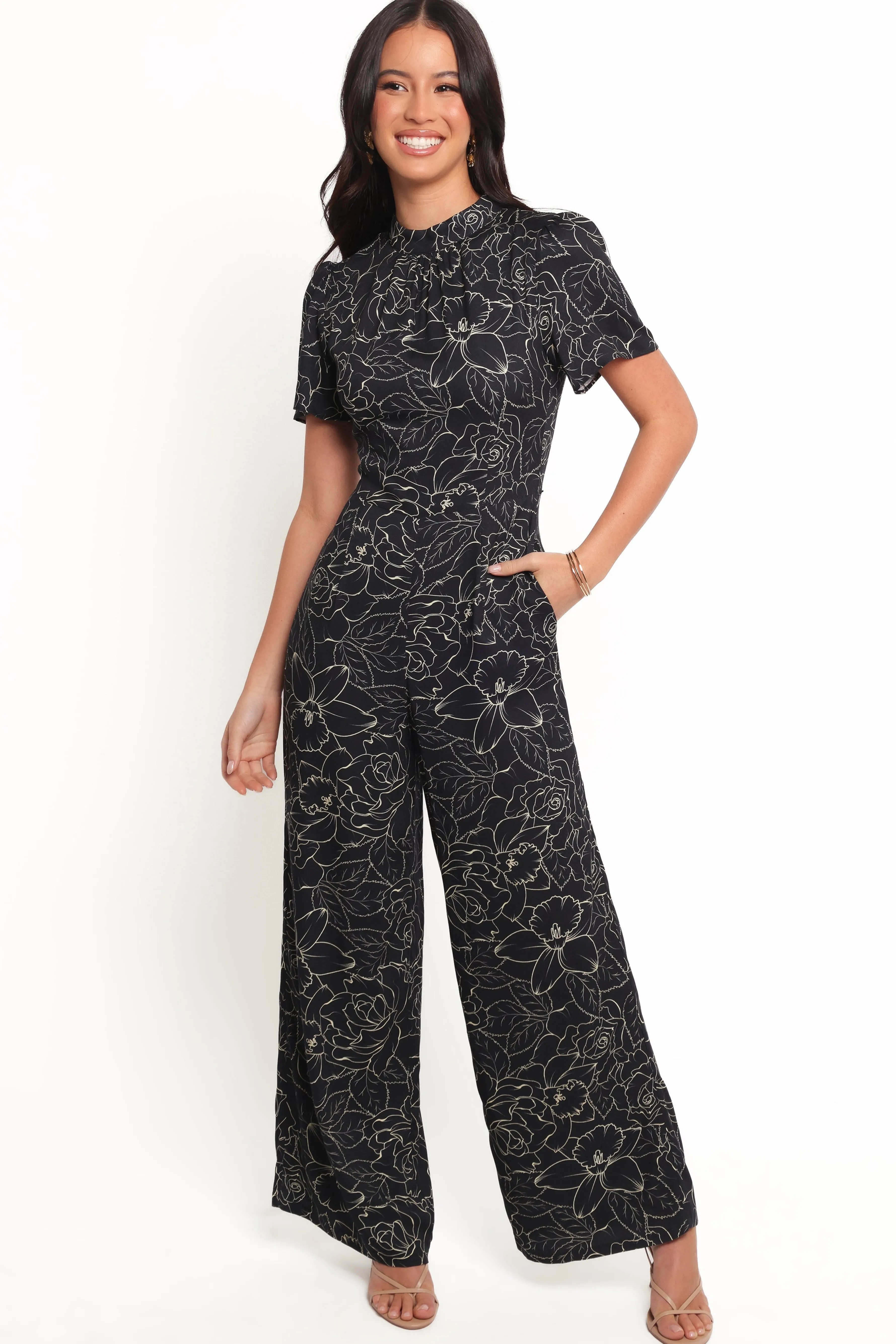 Petal & Pup Lemao Jumpsuit - Black White BlackWhite Discount