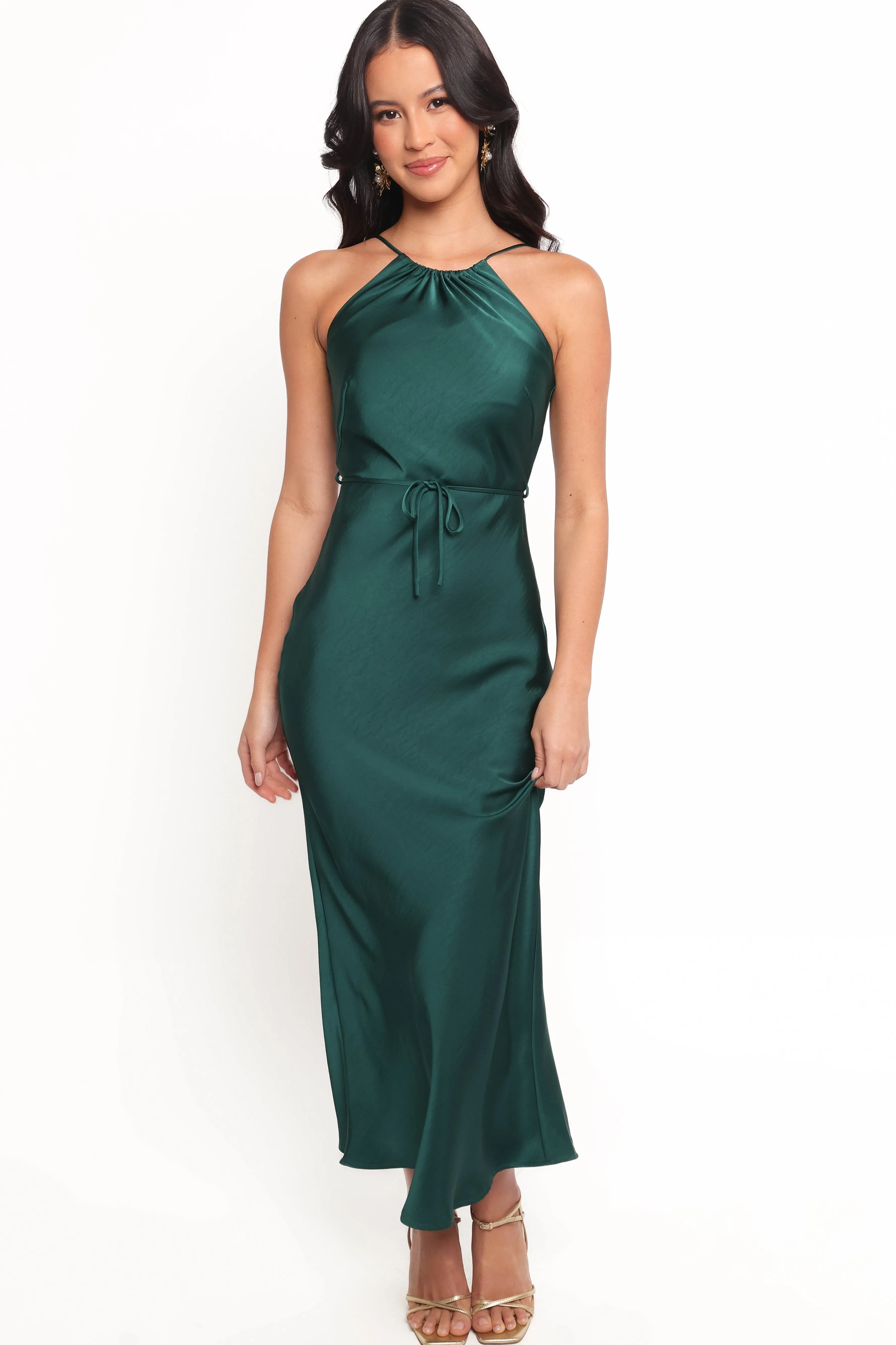 Petal & Pup Liana Midi Dress - Emerald Green EmeraldGreen Store