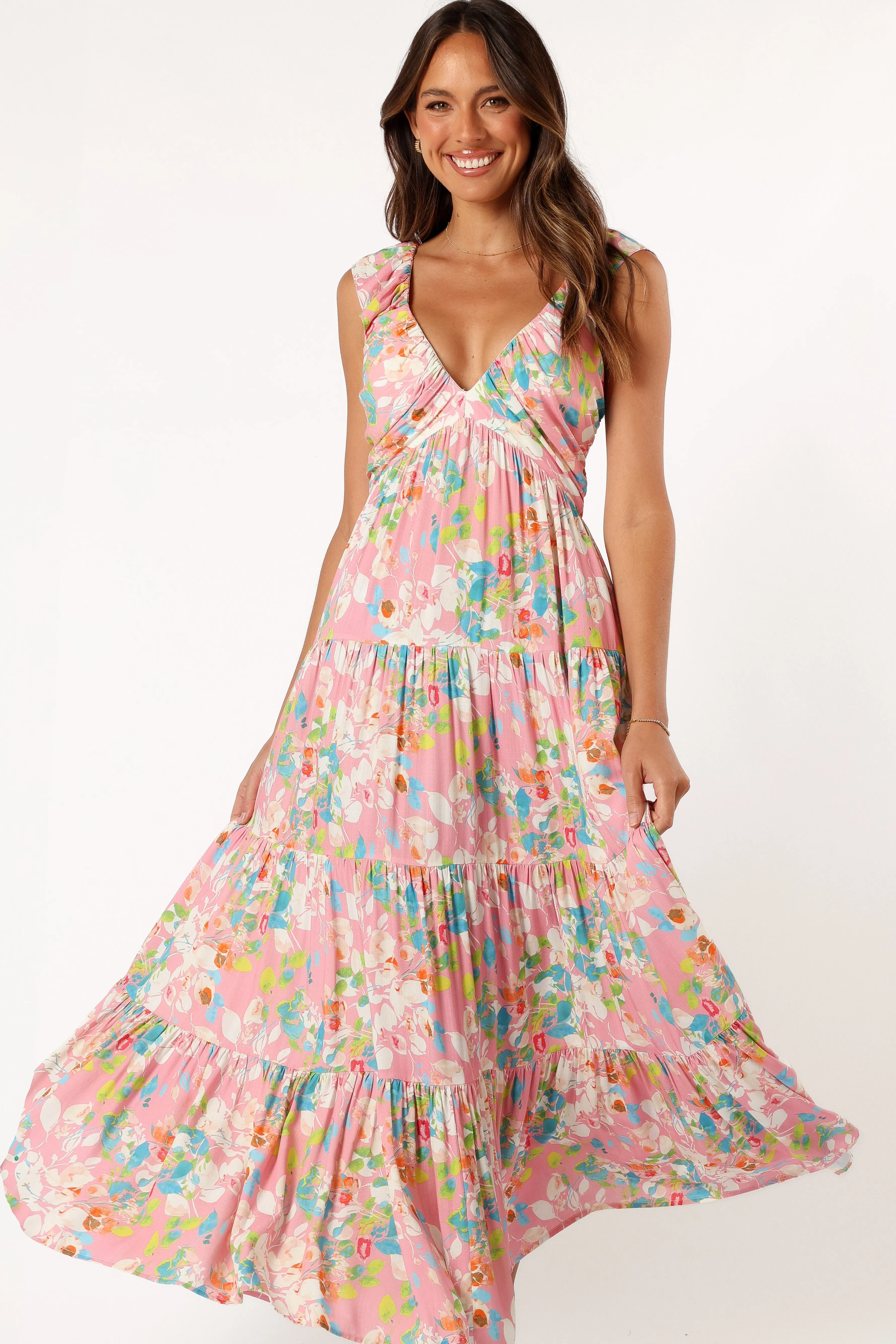 Petal & Pup Mandie Maxi Dress - Multi Cheap