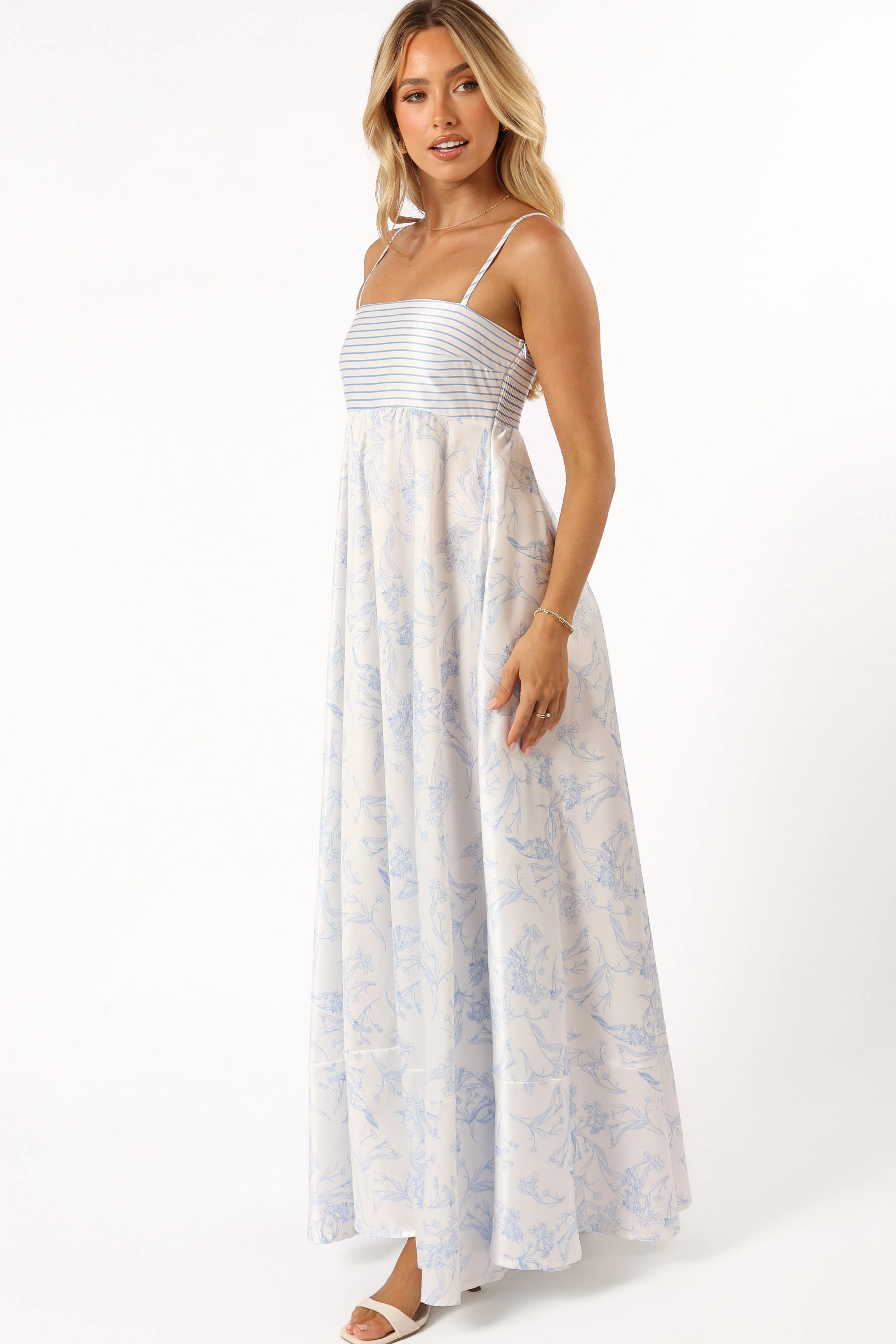 Petal & Pup Mckay Maxi Dress - Blue Flash Sale