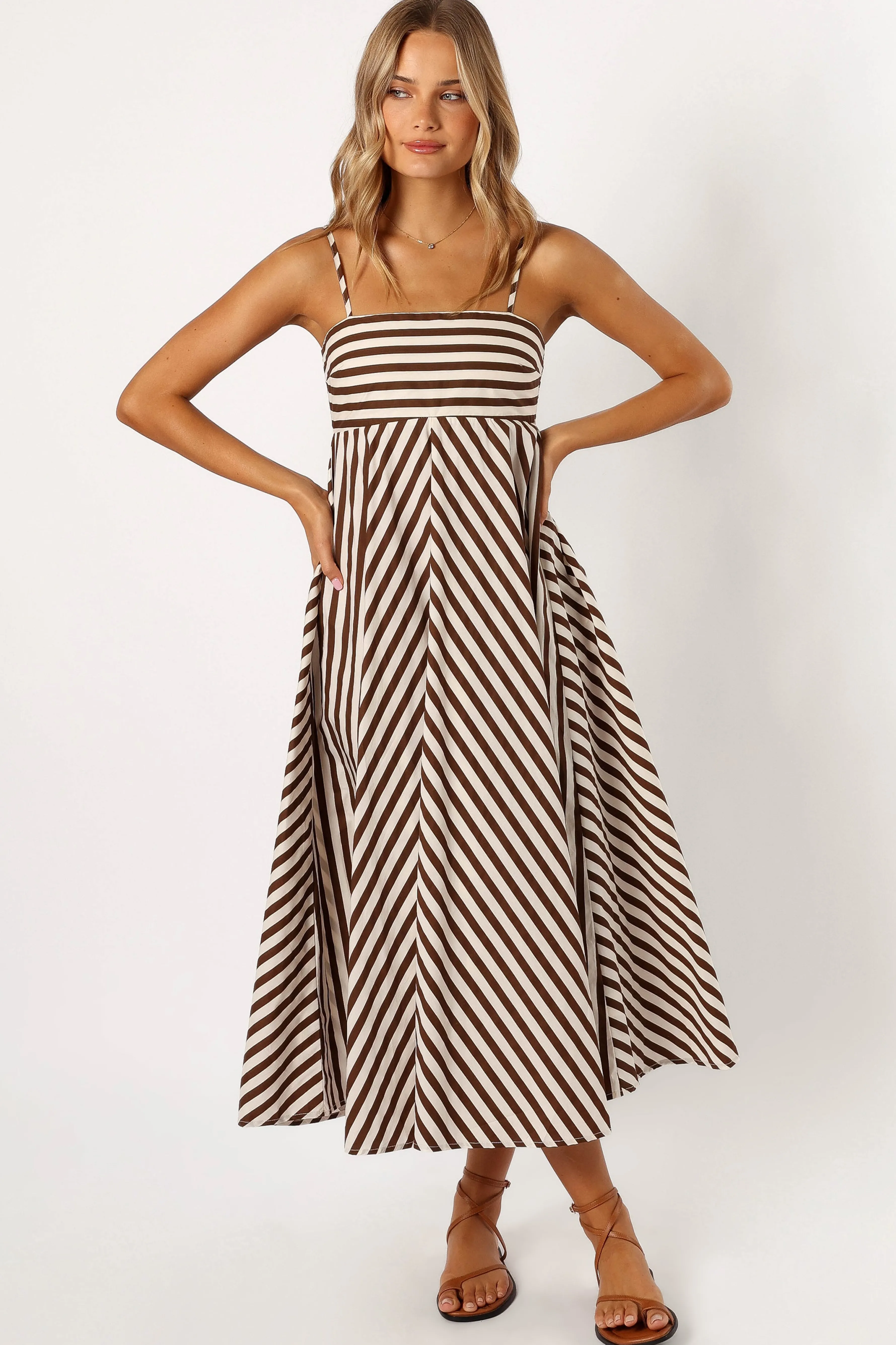 Petal & Pup Mercury Maxi Dress - Chocolate Sale