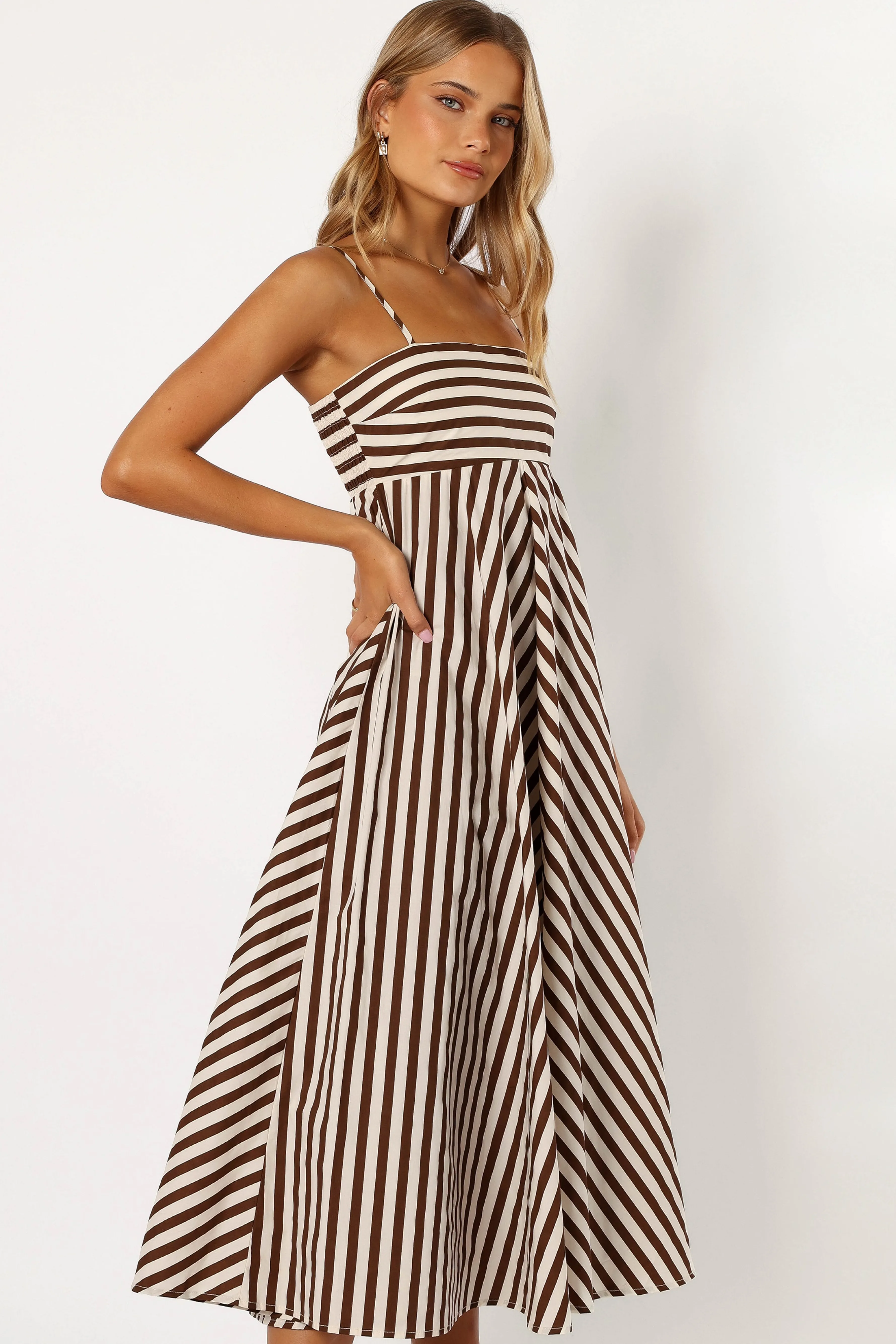 Petal & Pup Mercury Maxi Dress - Chocolate Sale