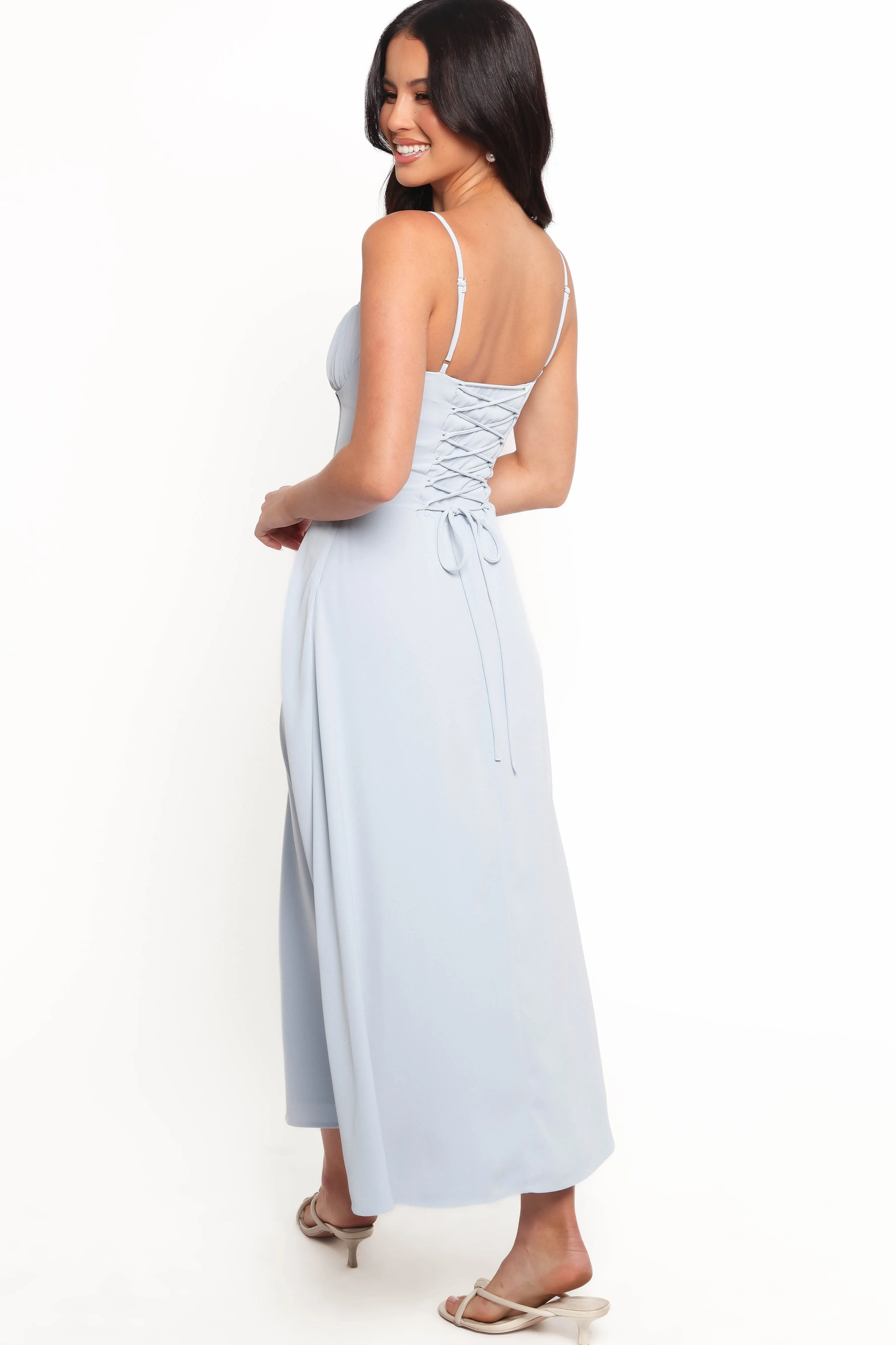 Petal & Pup Nadina Midi Dress - Soft Blue SoftBlue Hot