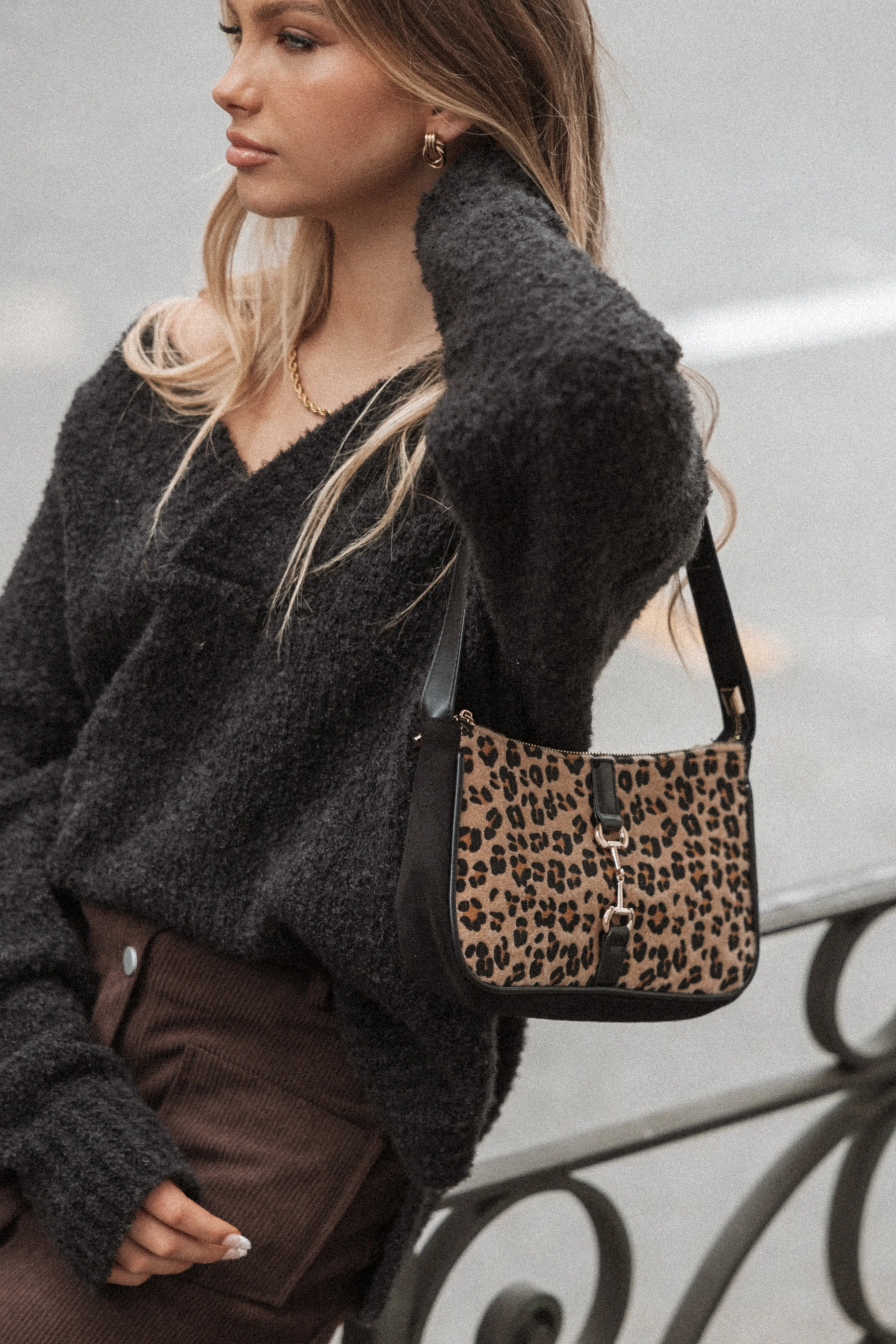 Petal & Pup Natty Handbag - Leopard Shop