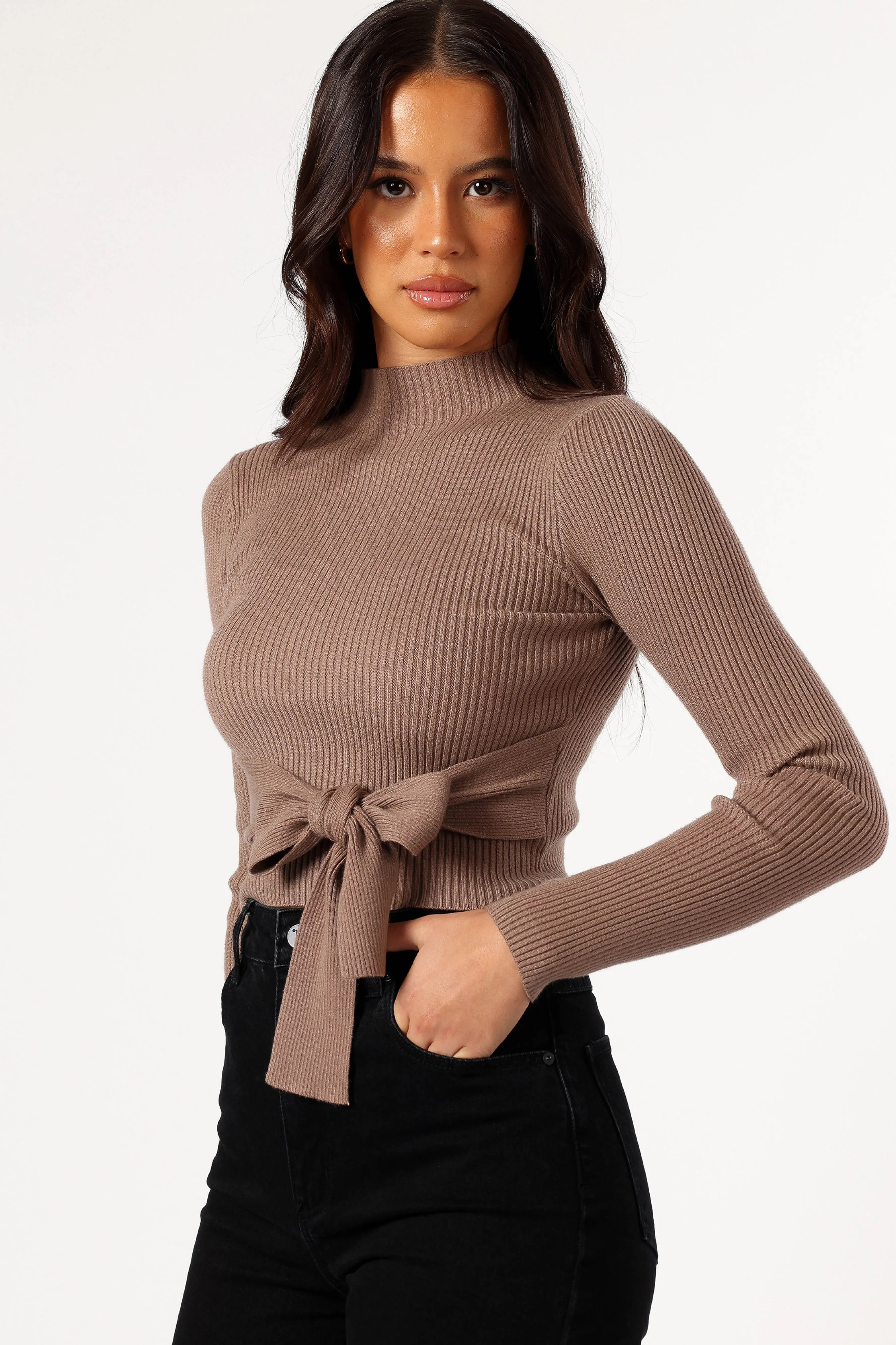 Petal & Pup Paige Top - Brown Cheap