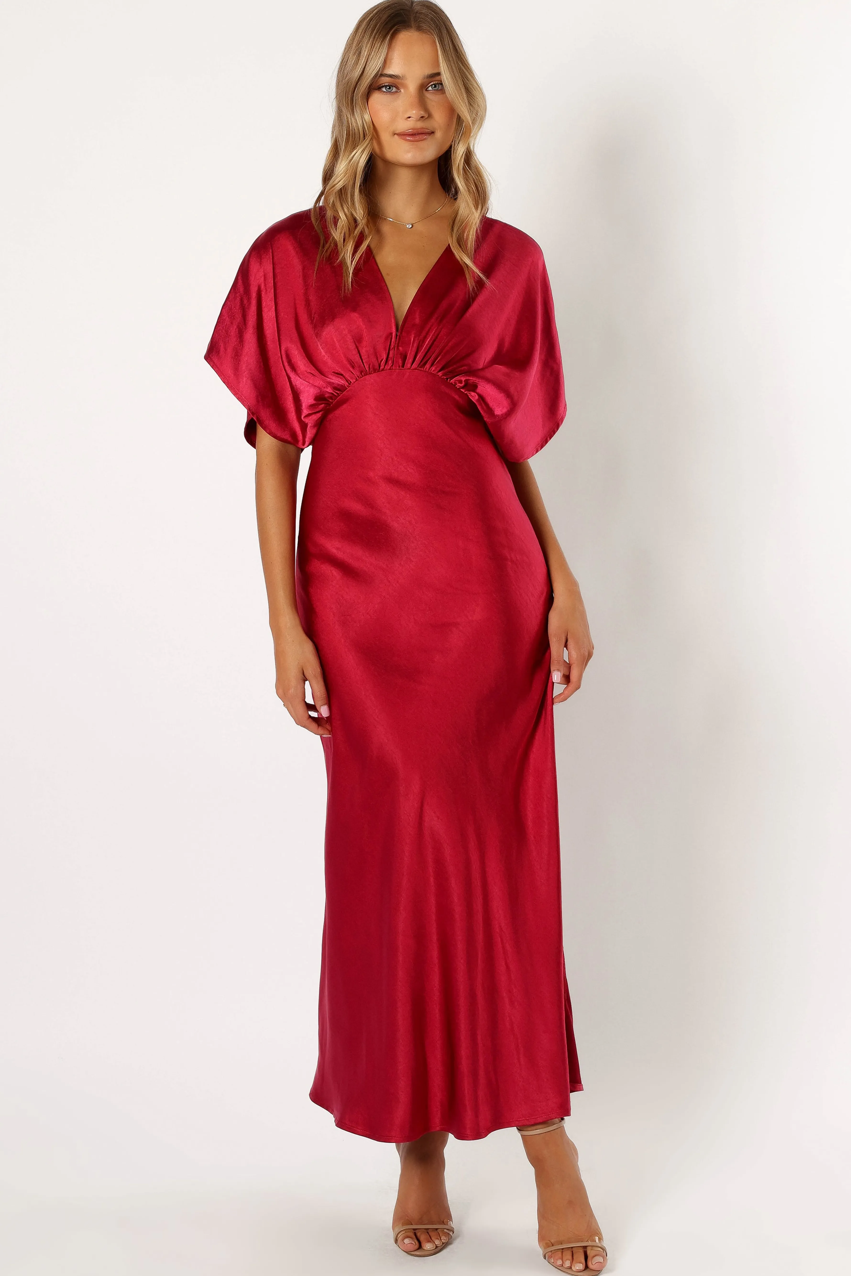 Petal & Pup Ricki Maxi Dress - Ruby Wine RubyWine Best