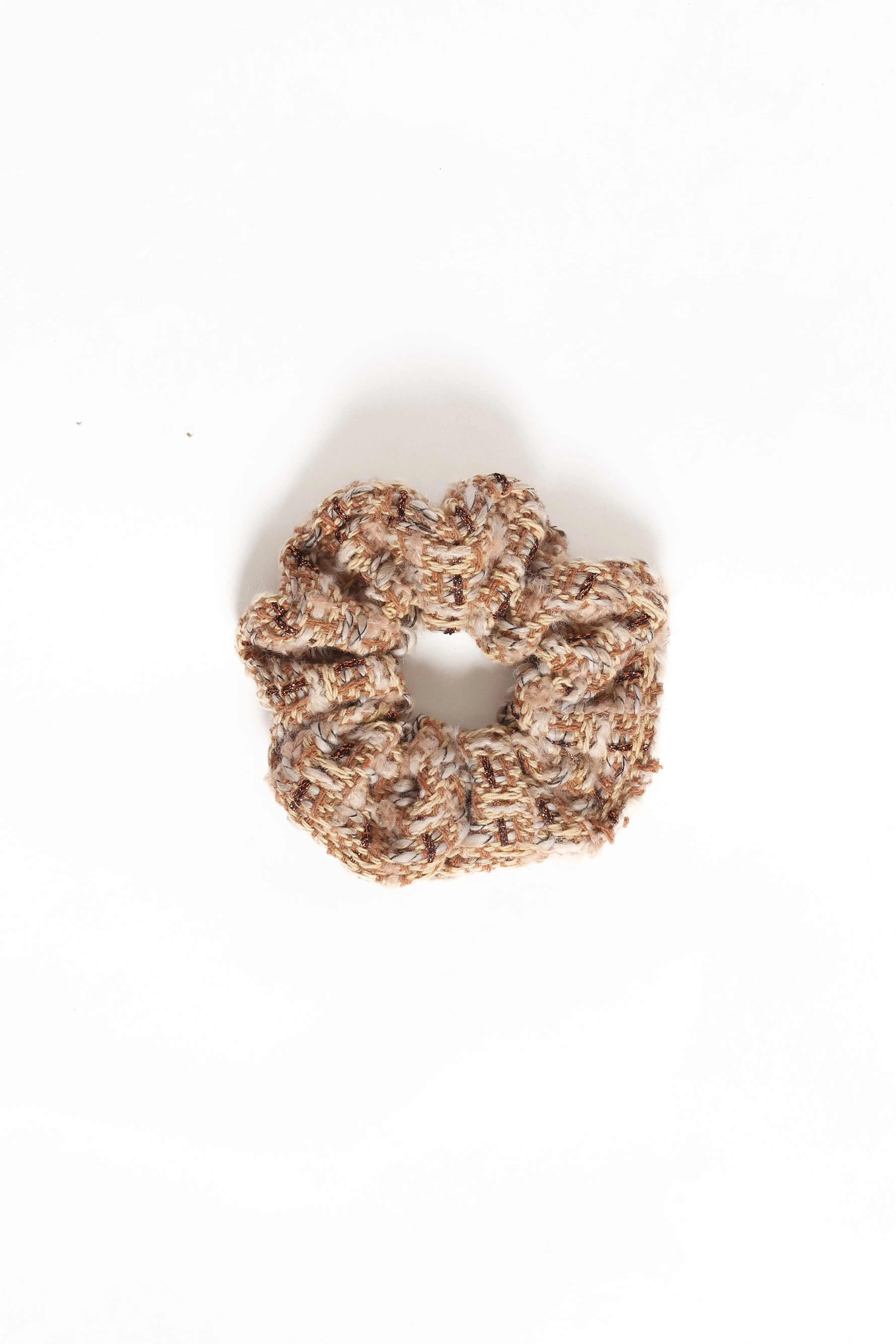 Petal & Pup Riley Scrunchie - Brown Flash Sale