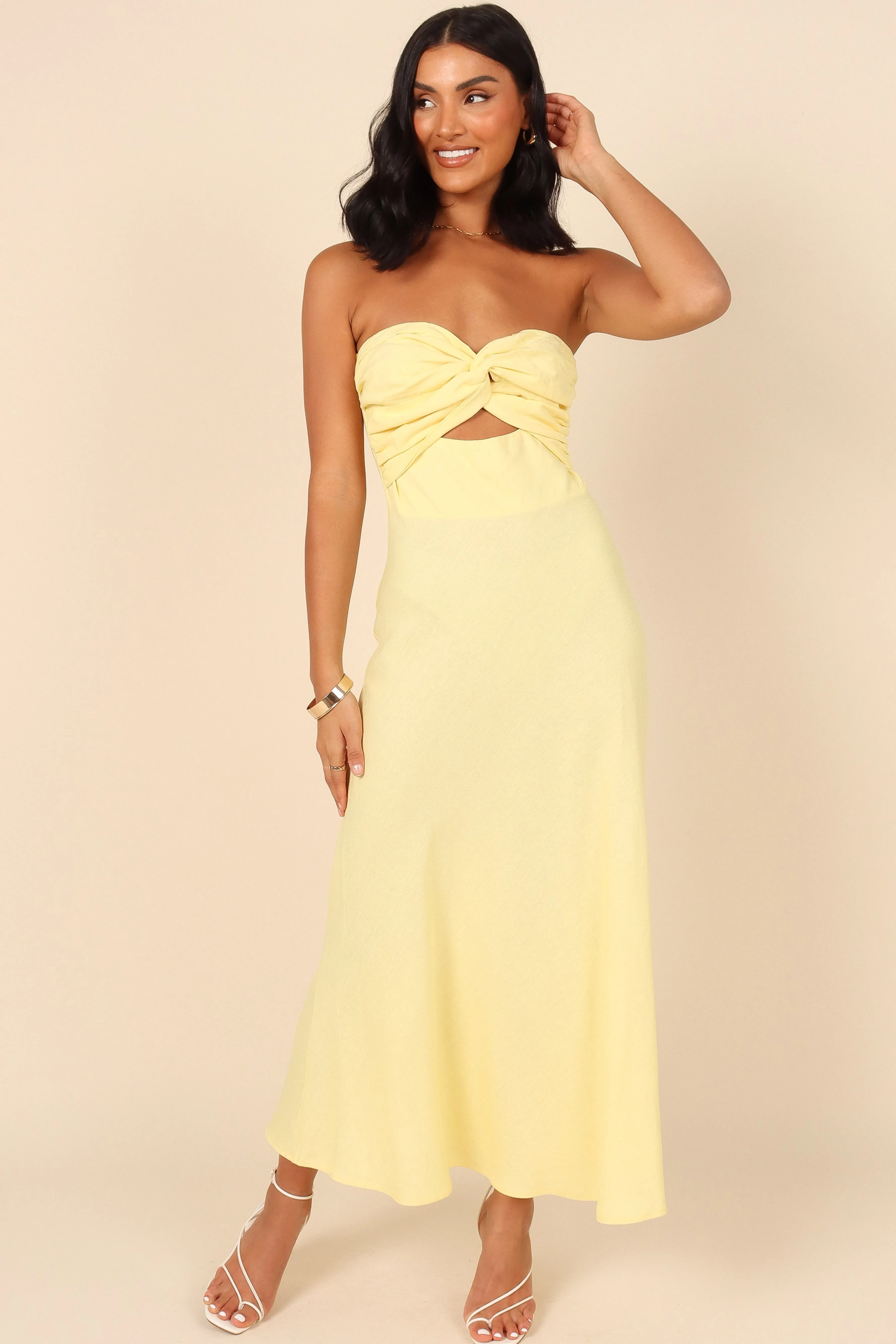 Petal & Pup Rosetta Dress - Lemon Fashion