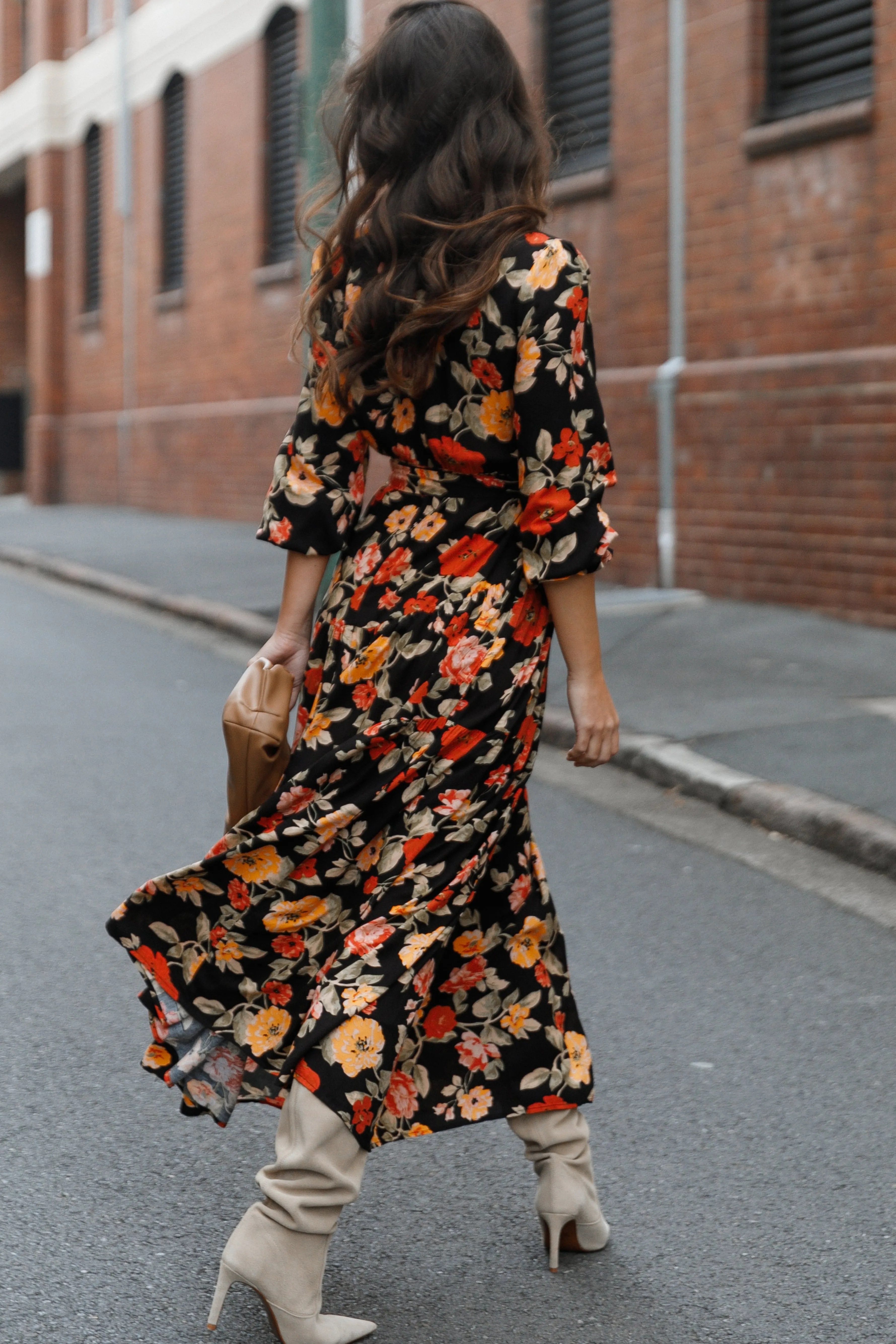 Petal & Pup Ruana Maxi Dress - Black Floral BlackFloral Best Sale