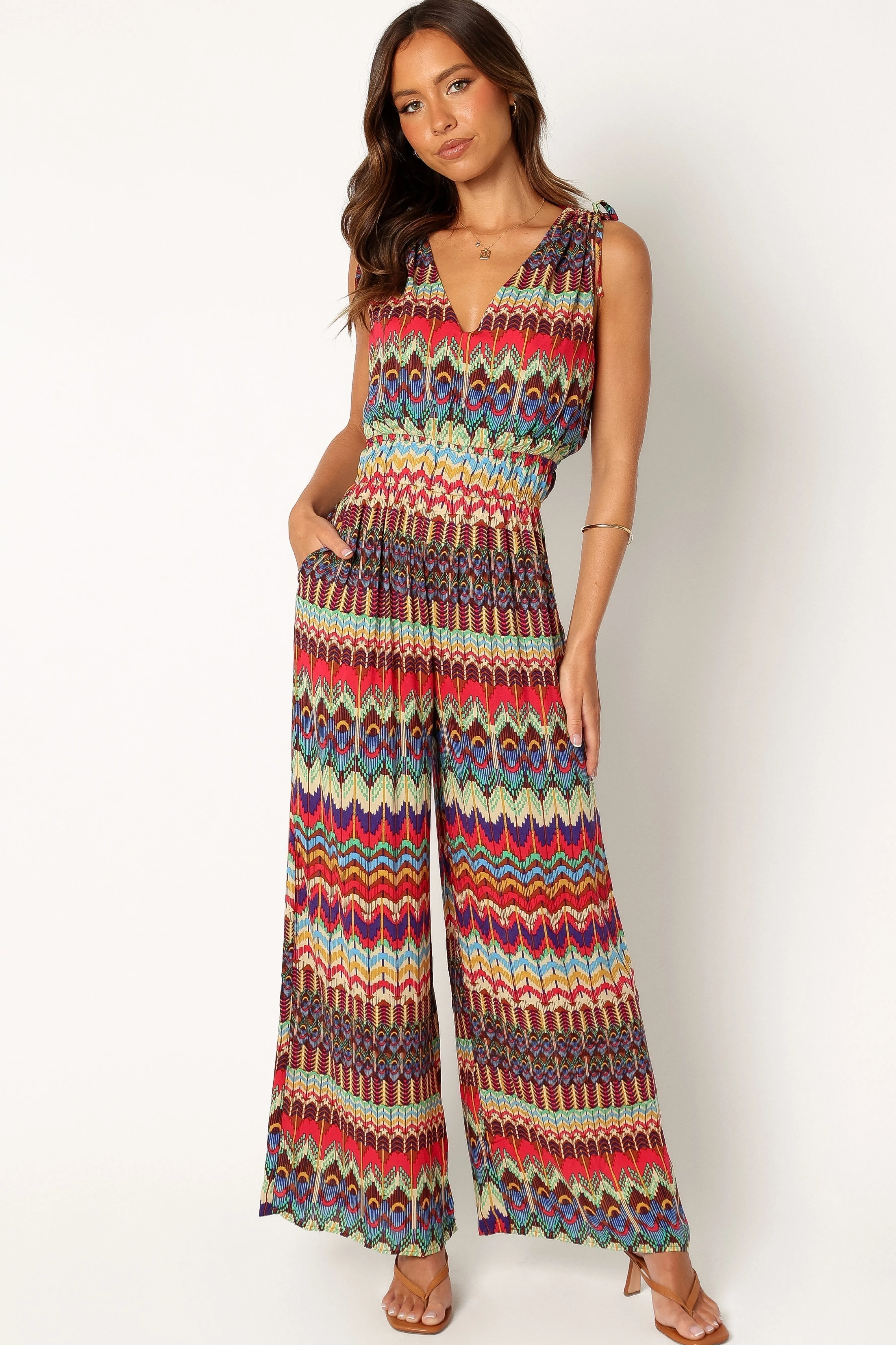 Petal & Pup Sunset Jumpsuit - Multi Discount