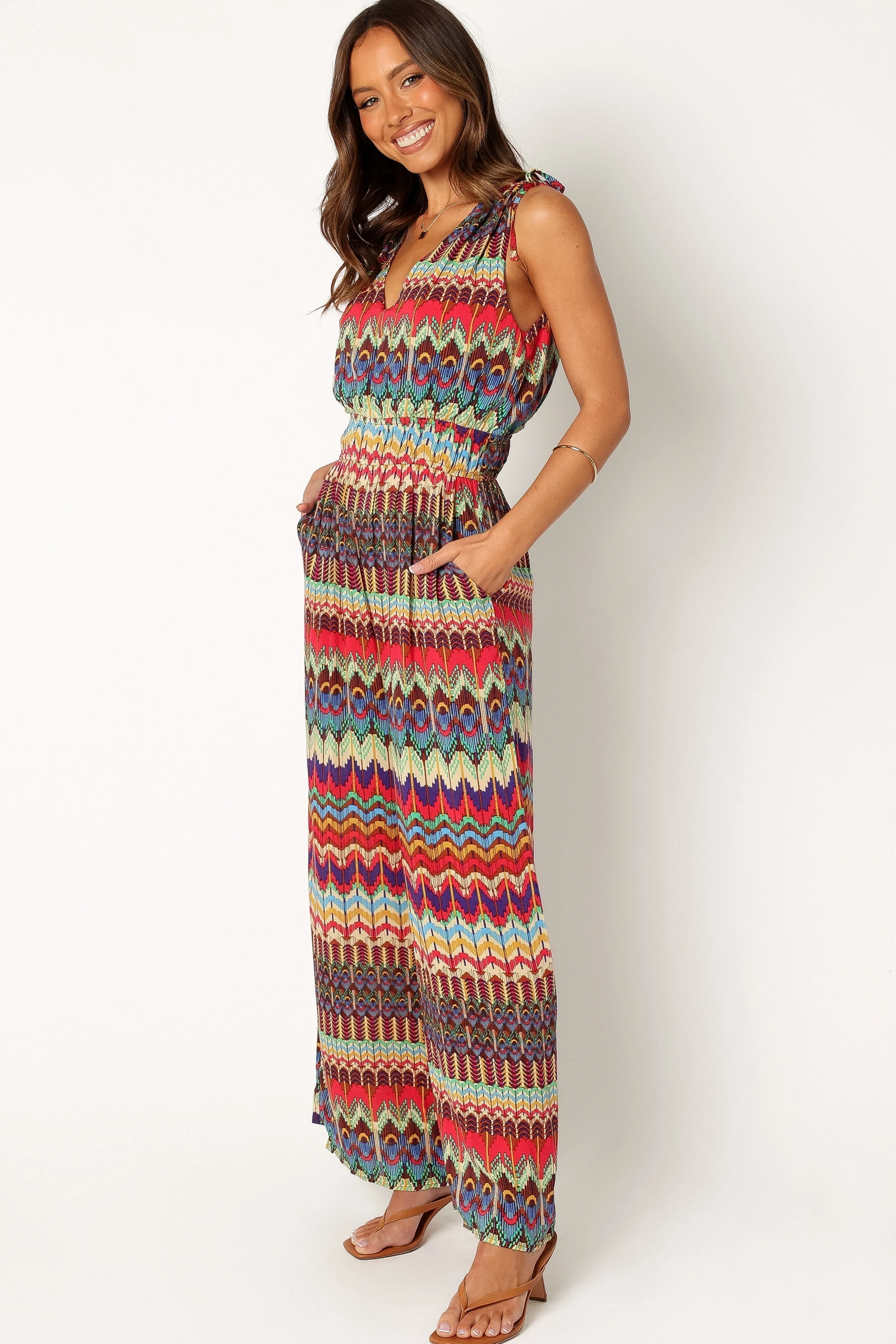 Petal & Pup Sunset Jumpsuit - Multi Discount