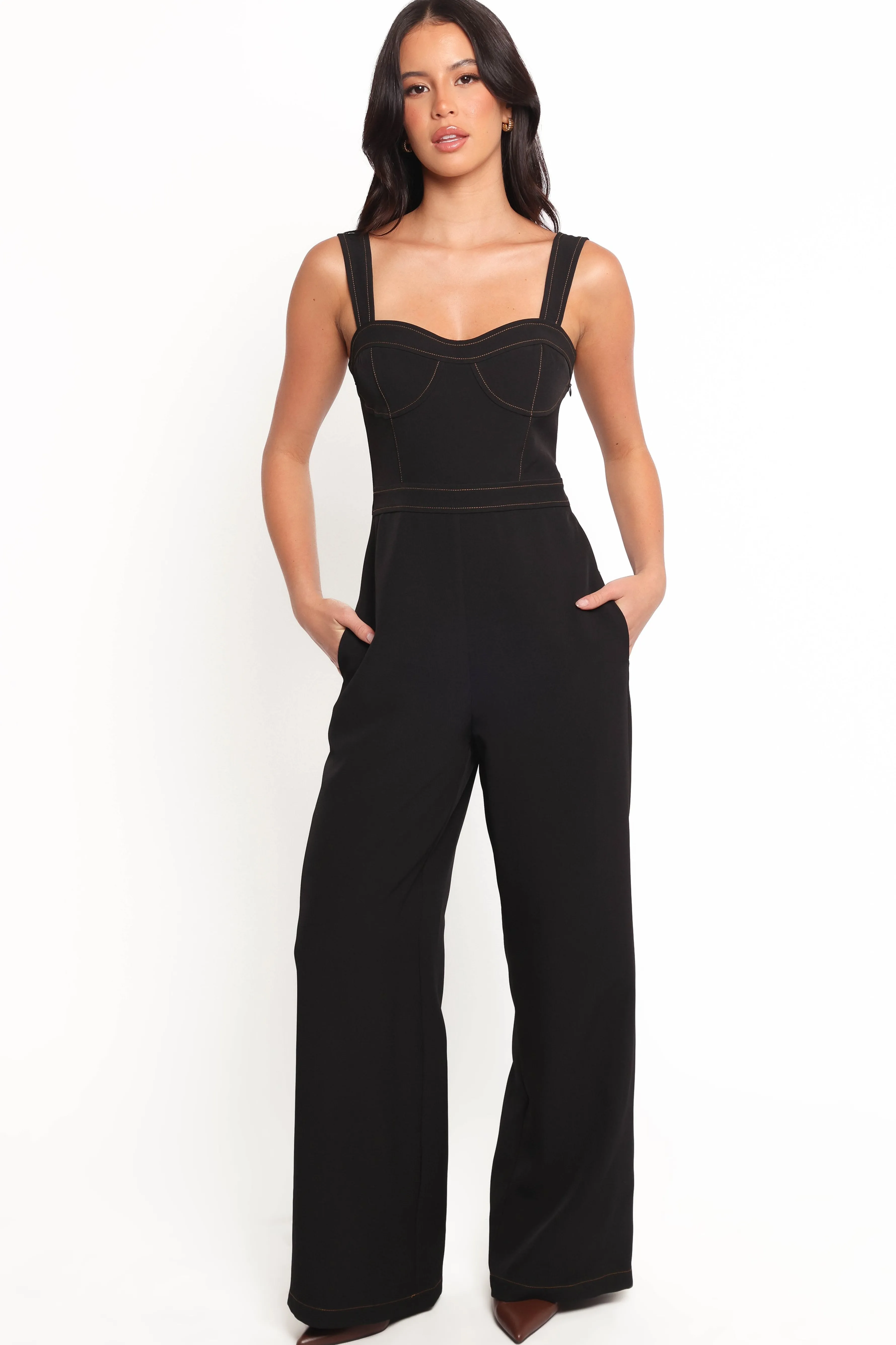 Petal & Pup Taisha Jumpsuit - Black Shop