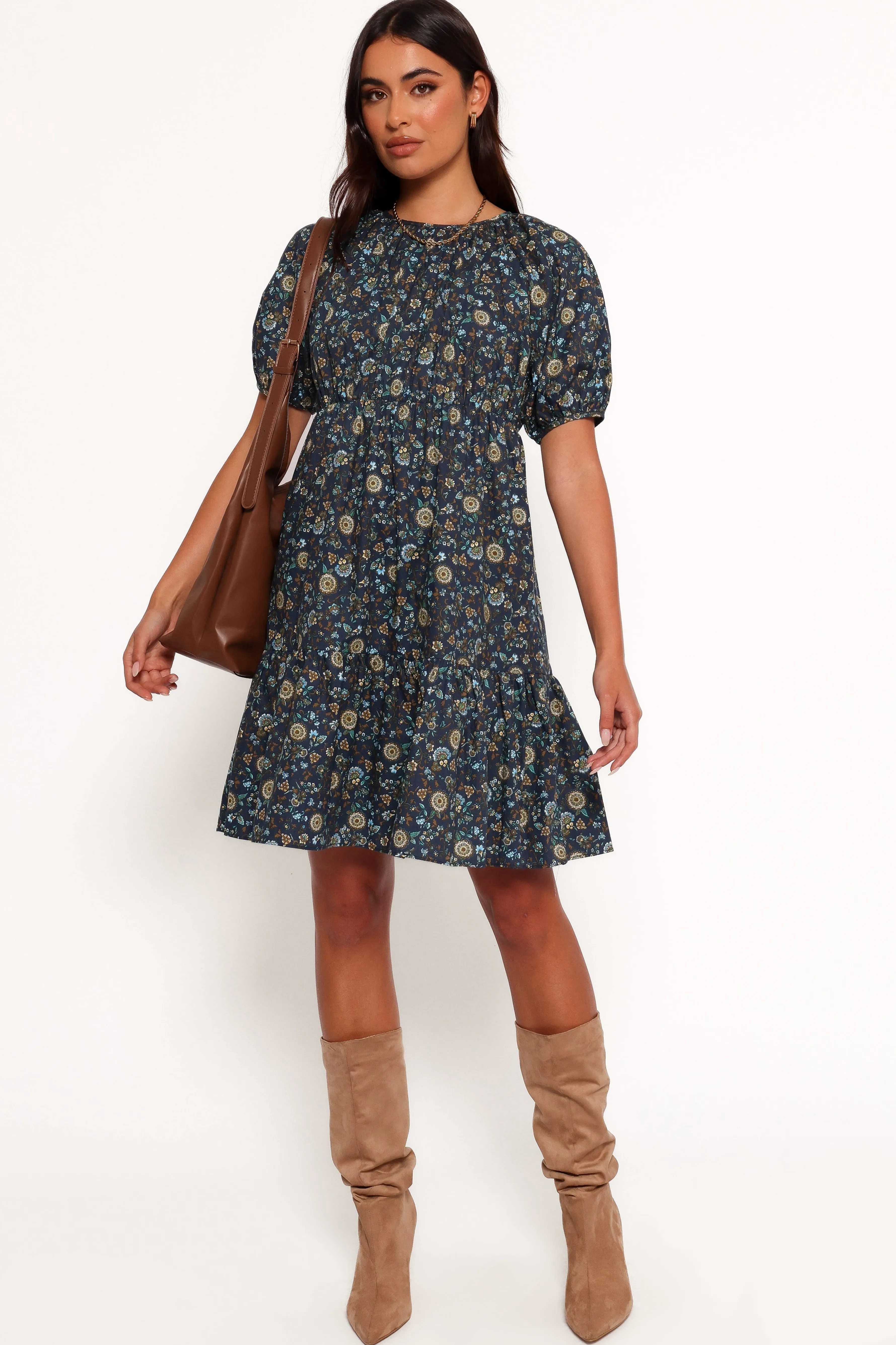 Petal & Pup Tasmin Midi Dress - Blue Floral BlueFloral Online