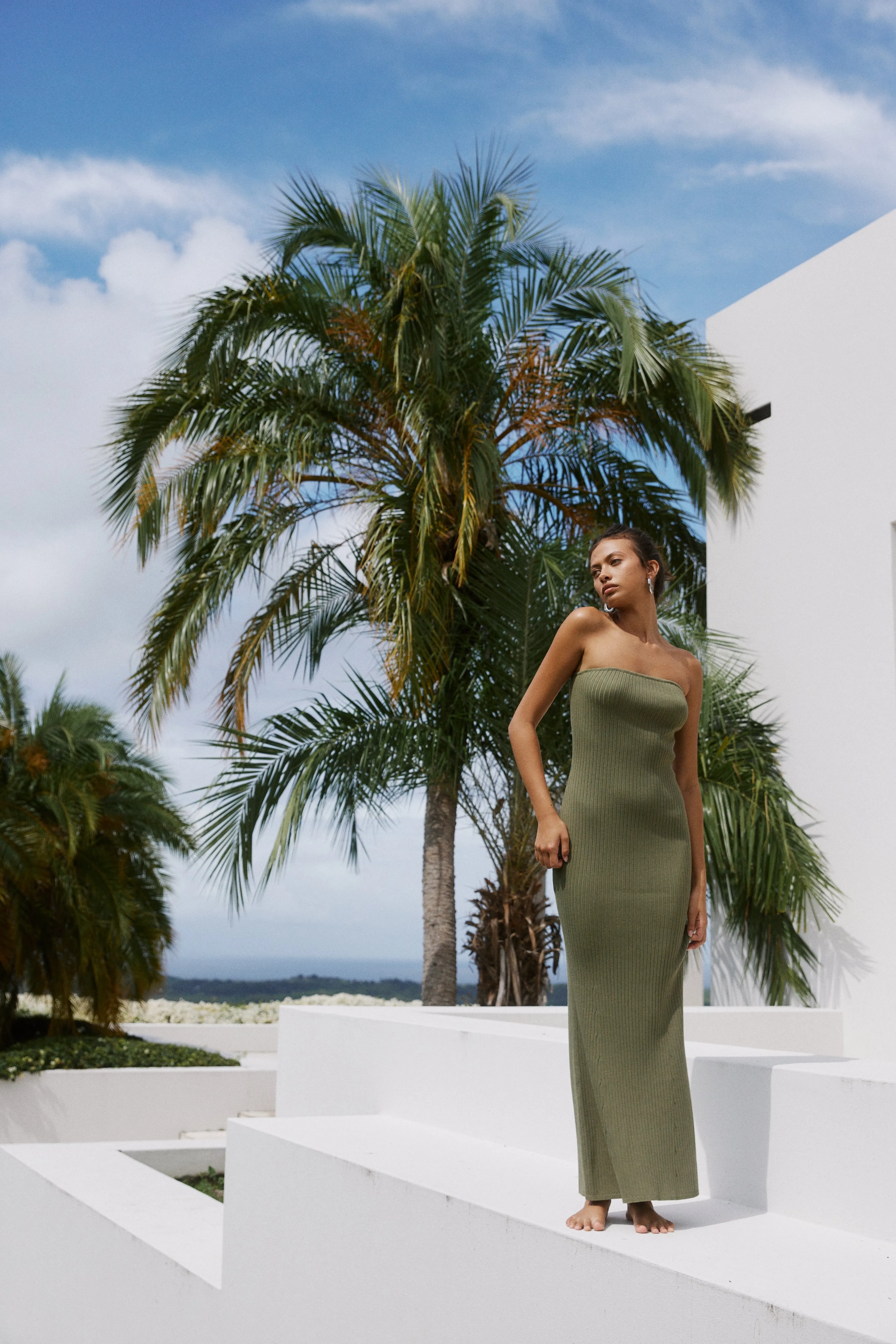 Petal & Pup Vita Maxi Dress - Khaki Best Sale