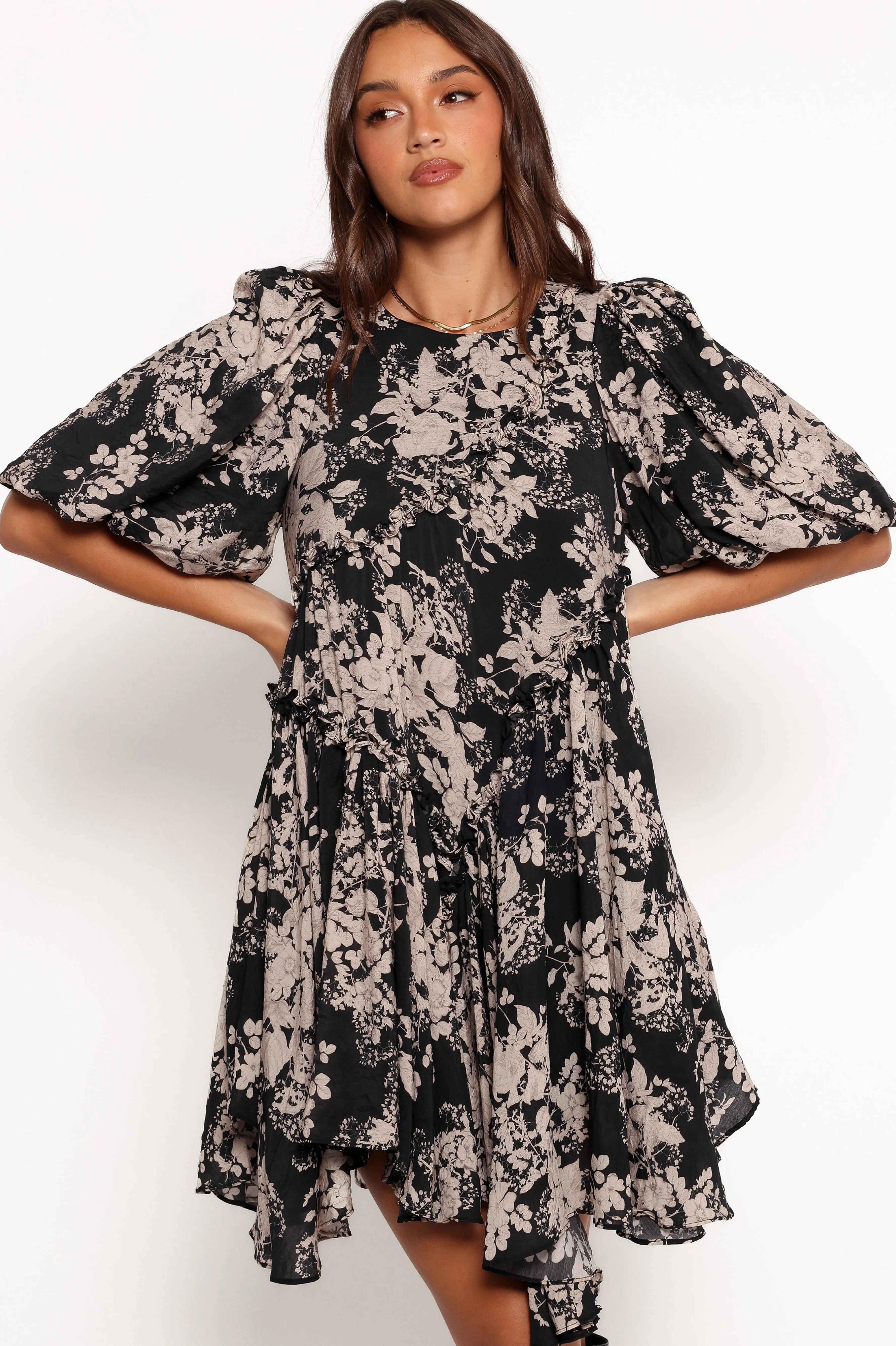 Petal & Pup Zinta Mini Dress - Floral Print FloralPrint Flash Sale